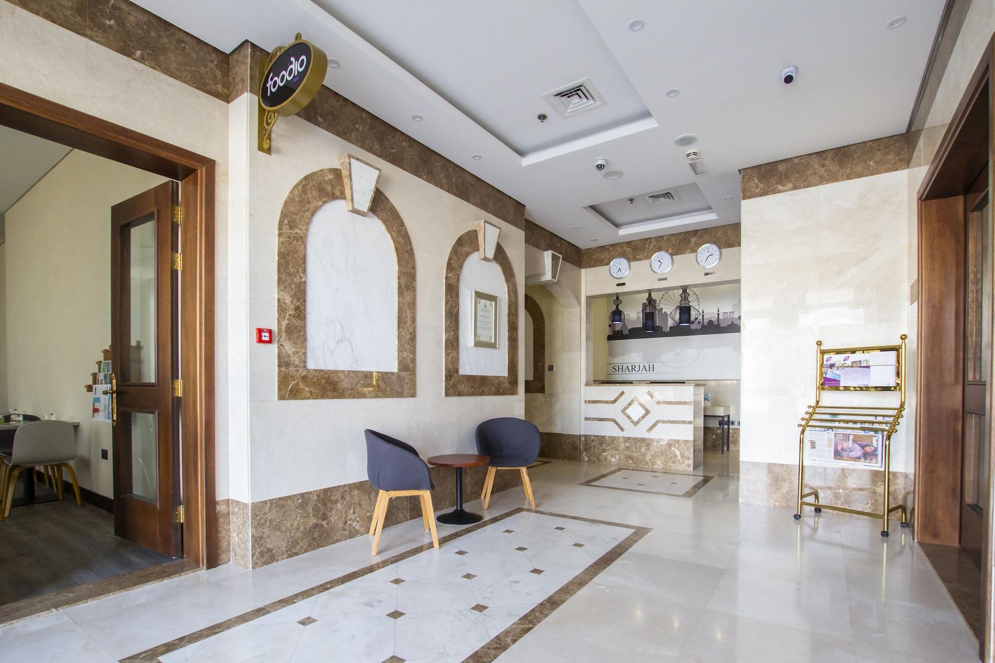 Vista Lobby TIME Express Hotel Al Khan