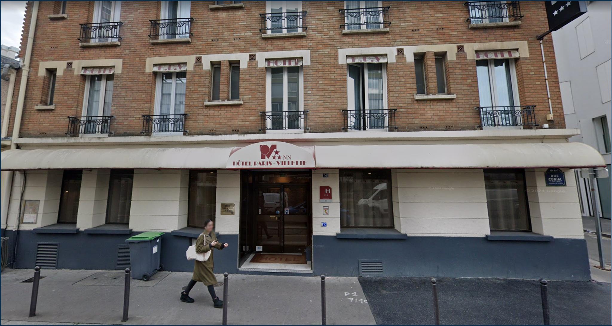Vista Exterior Hotel Paris Villette