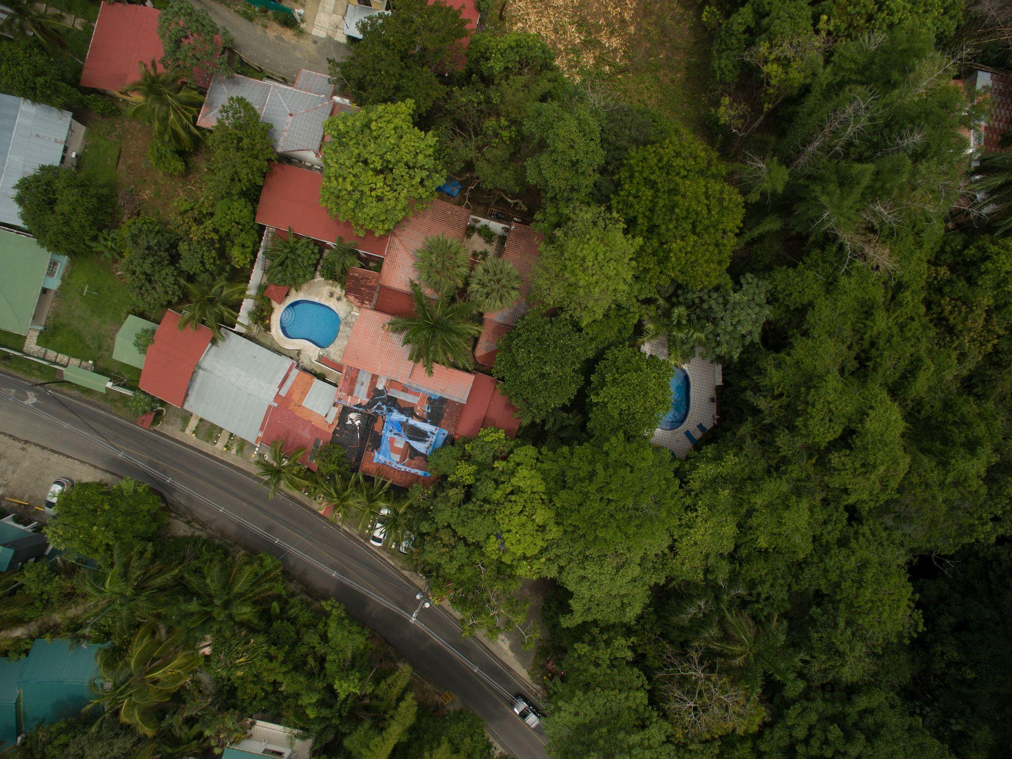 Vista Exterior Hotel Mono Azul