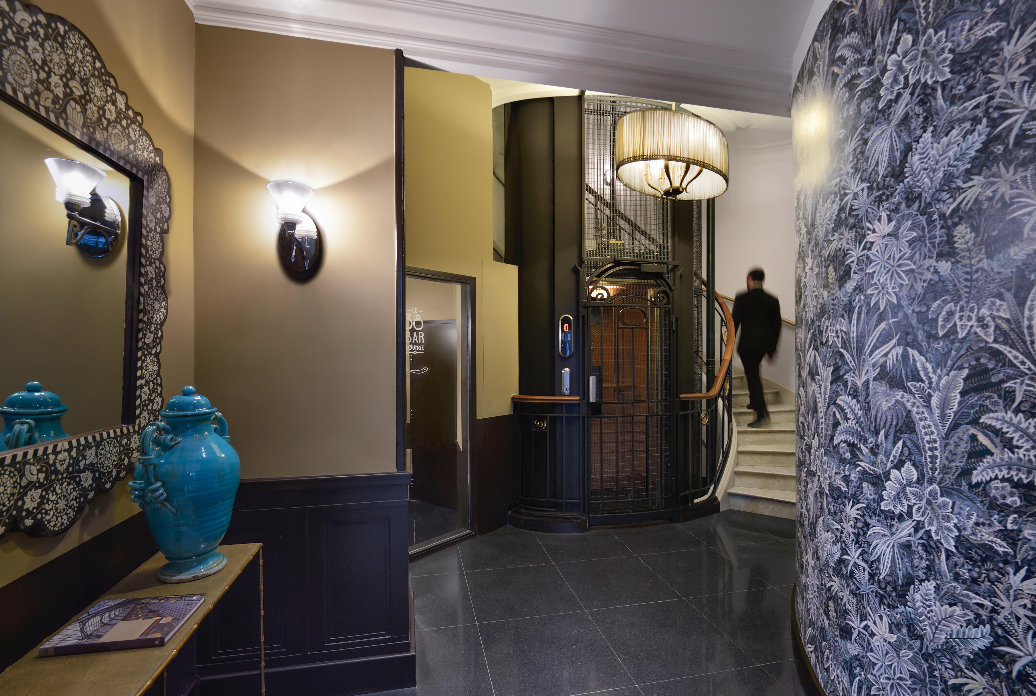 Vista Lobby l'Echiquier Opéra Hotel Paris - MGallery Collection