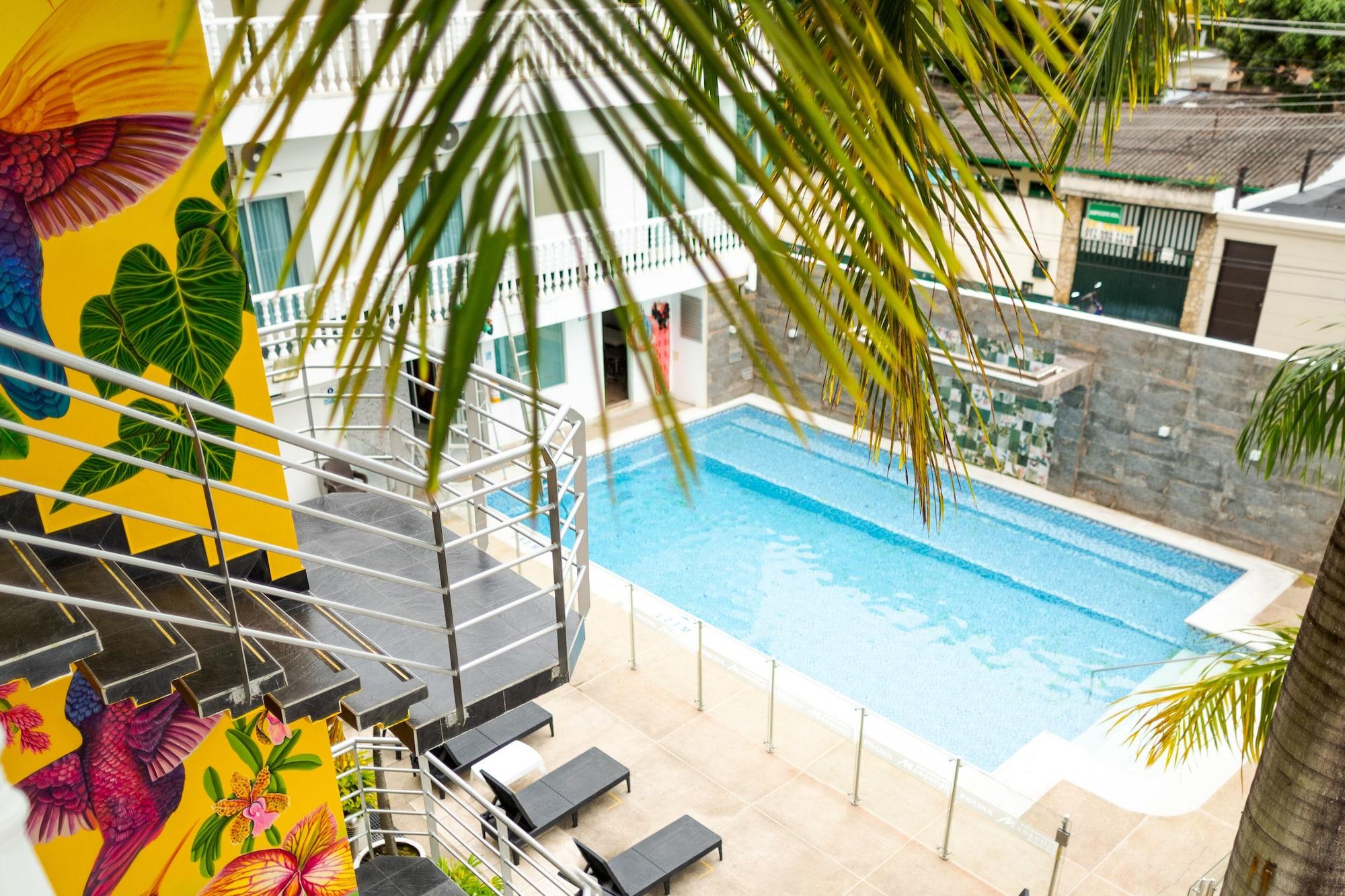 Vista Piscina Hotel Manantial