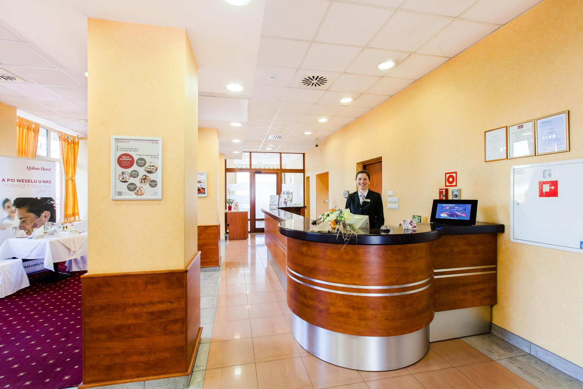 Vista Lobby Qubus Hotel Zlotoryja
