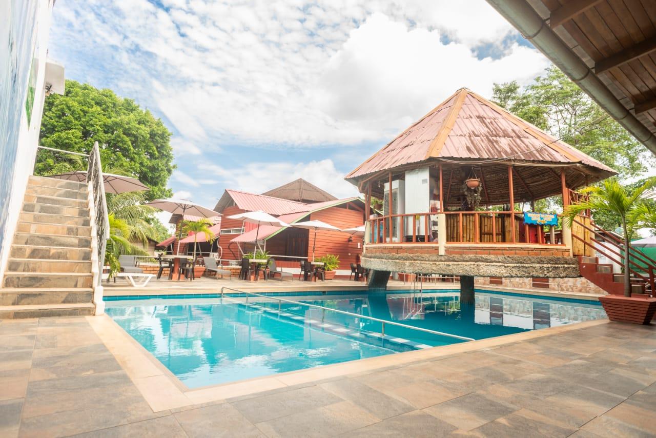 Vista Piscina Los Gavilanes Hotel
