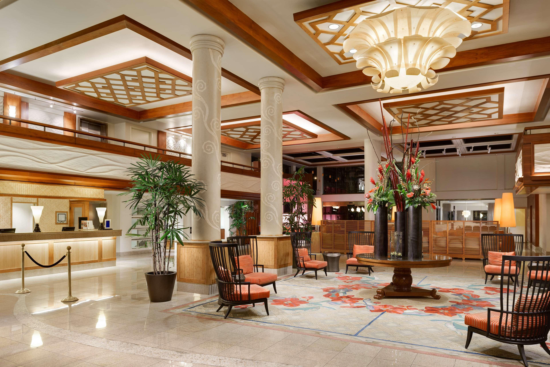 Vista Lobby Hilton Waikiki Beach Resort & Spa