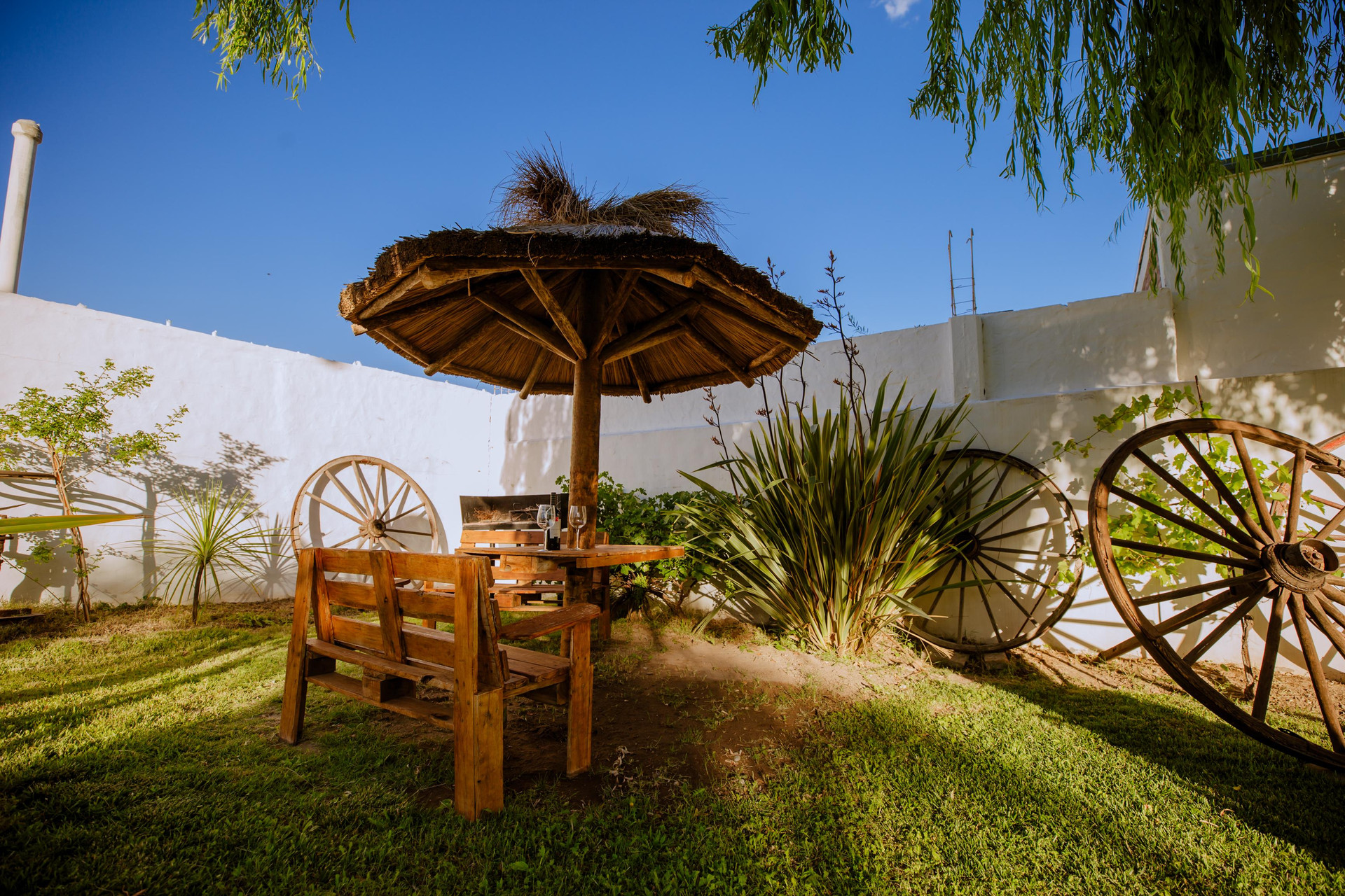 Área de parrilla Abraham complejo turistico