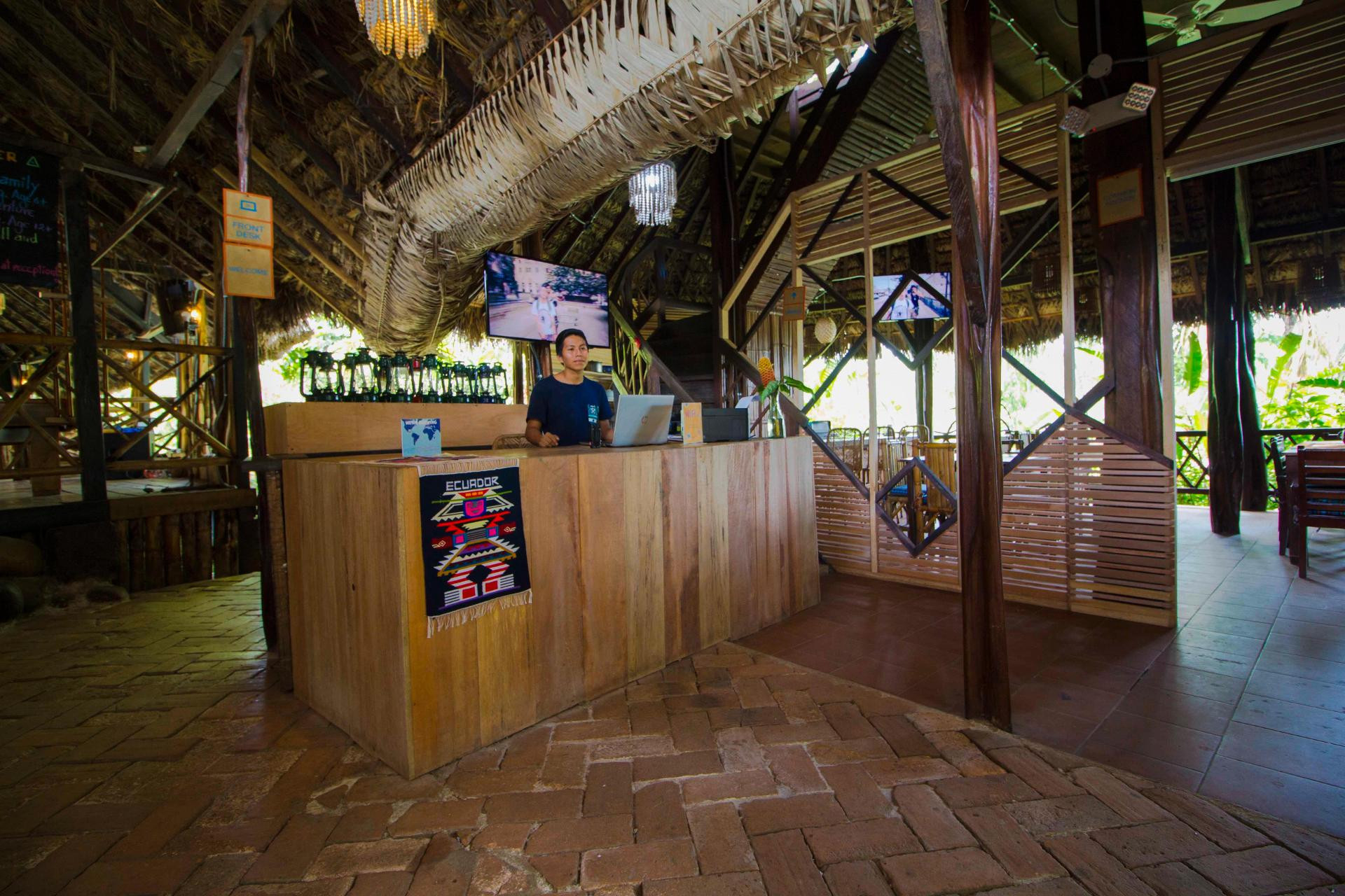 Vista Lobby Cotococha Amazon River Lodge