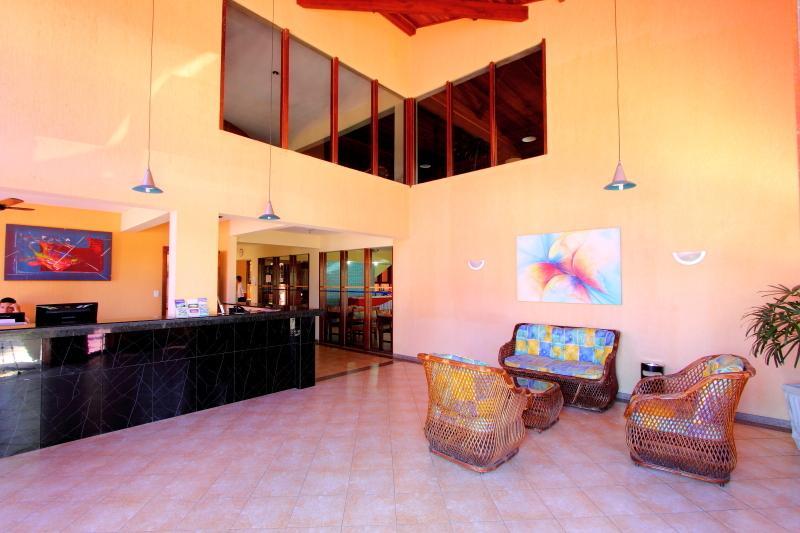 Vista do lobby Boulevard Praia
