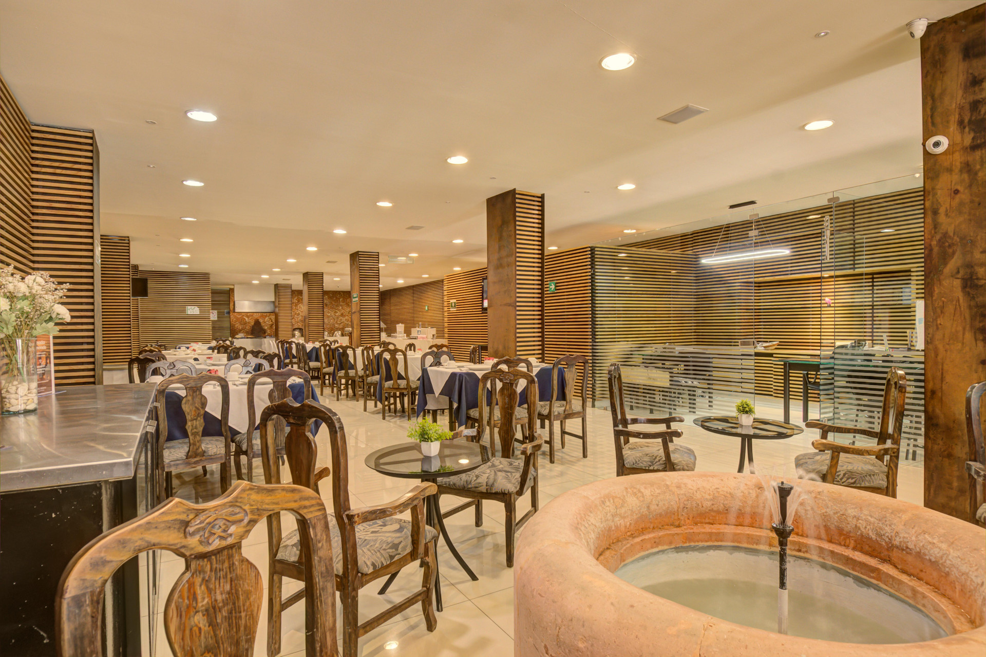 Área de desayuno Hotel Argento Zacatecas