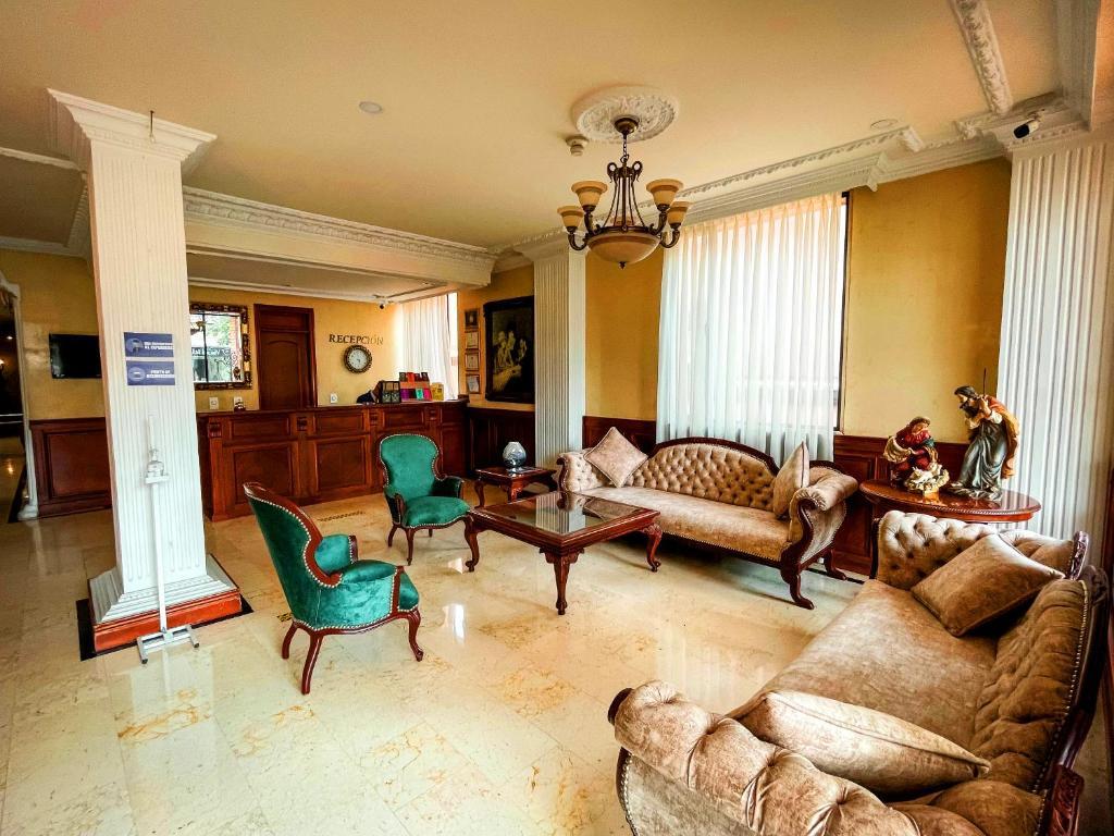 Vista Lobby Hotel Castilla Real
