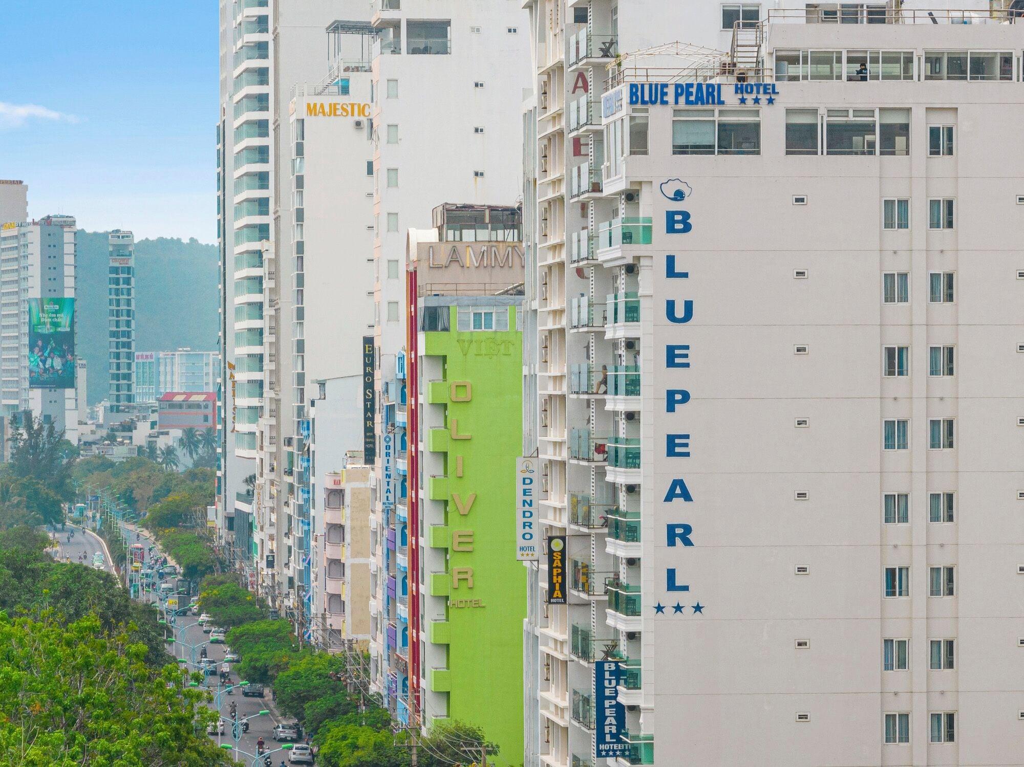 Vista Exterior Blue Pearl Hotel