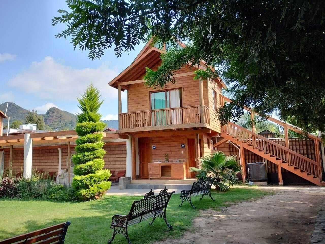 Vista Exterior Cabaña iilldaa, Malinalco