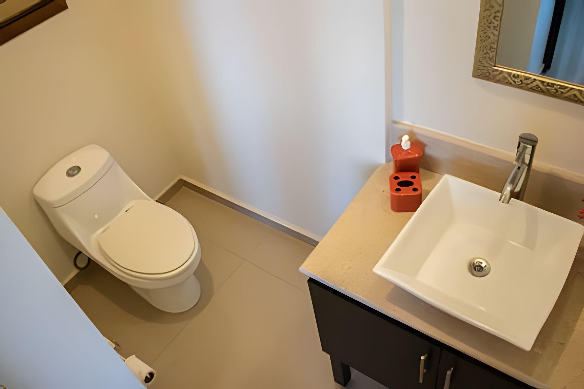Baño Excelente vista de la Bahia !