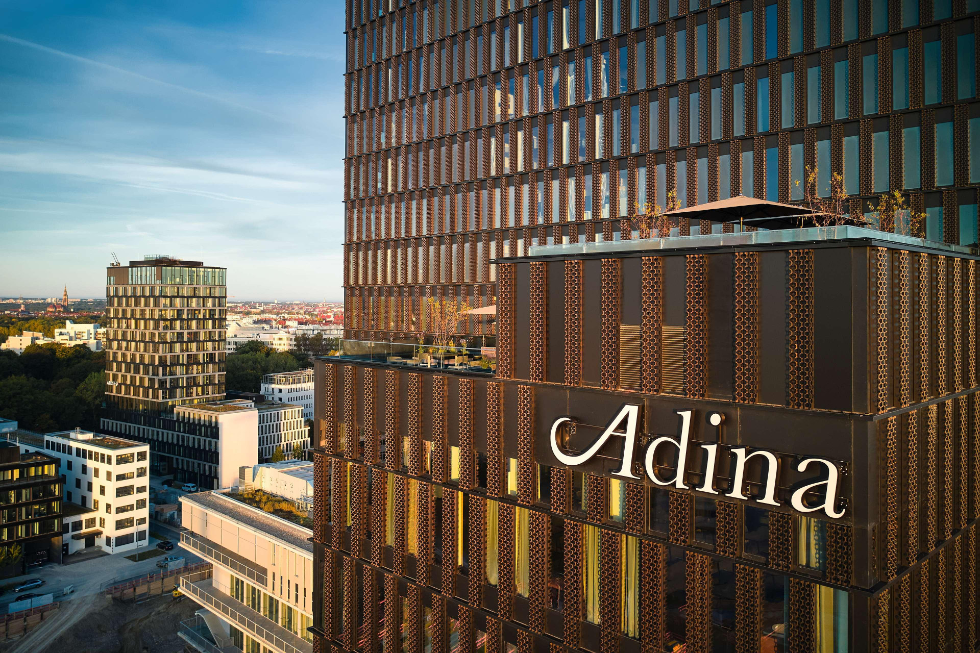 Vista Exterior Adina Apartment Hotel Munich