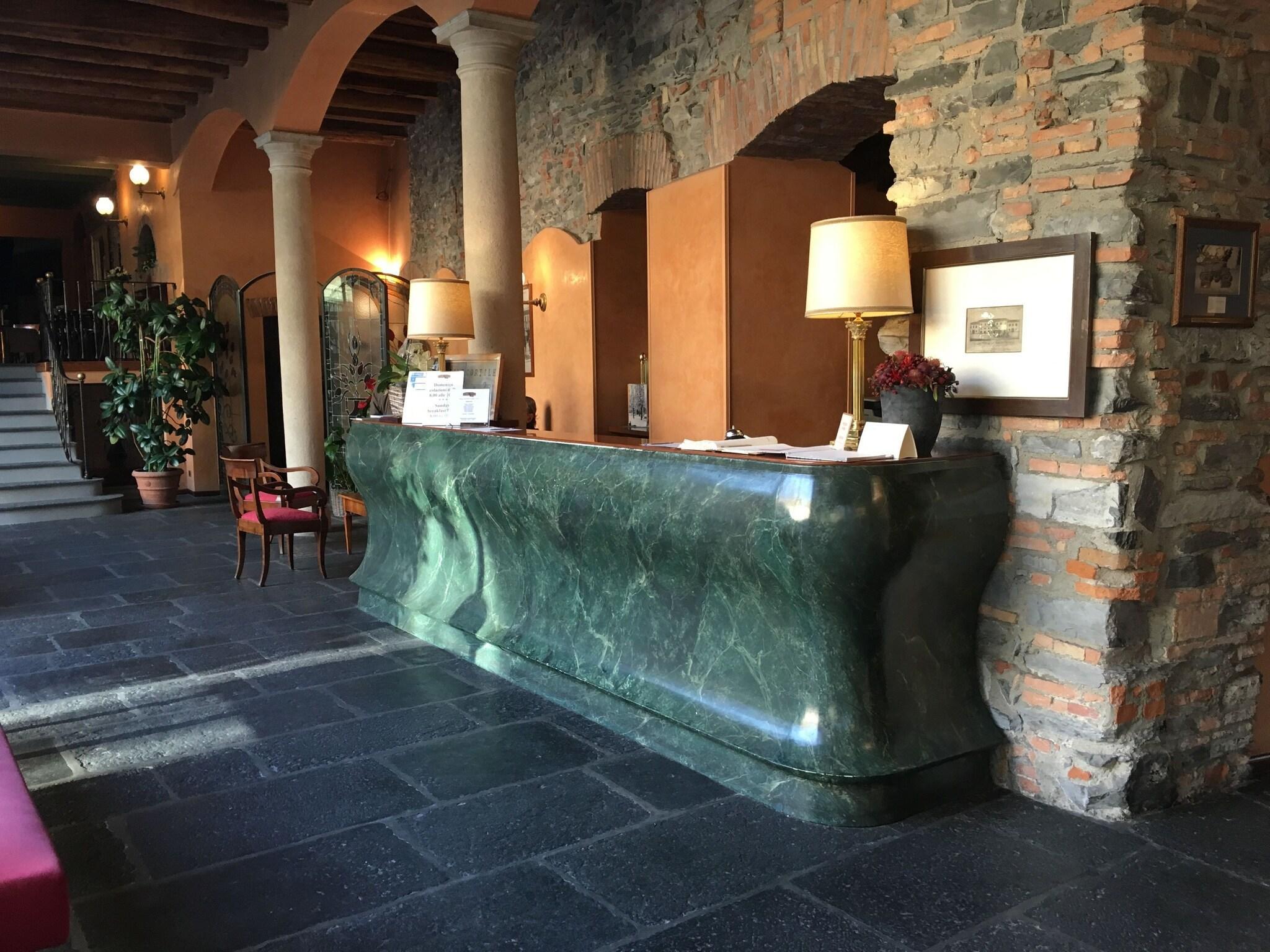 Vista Lobby Albergo Le Due Corti