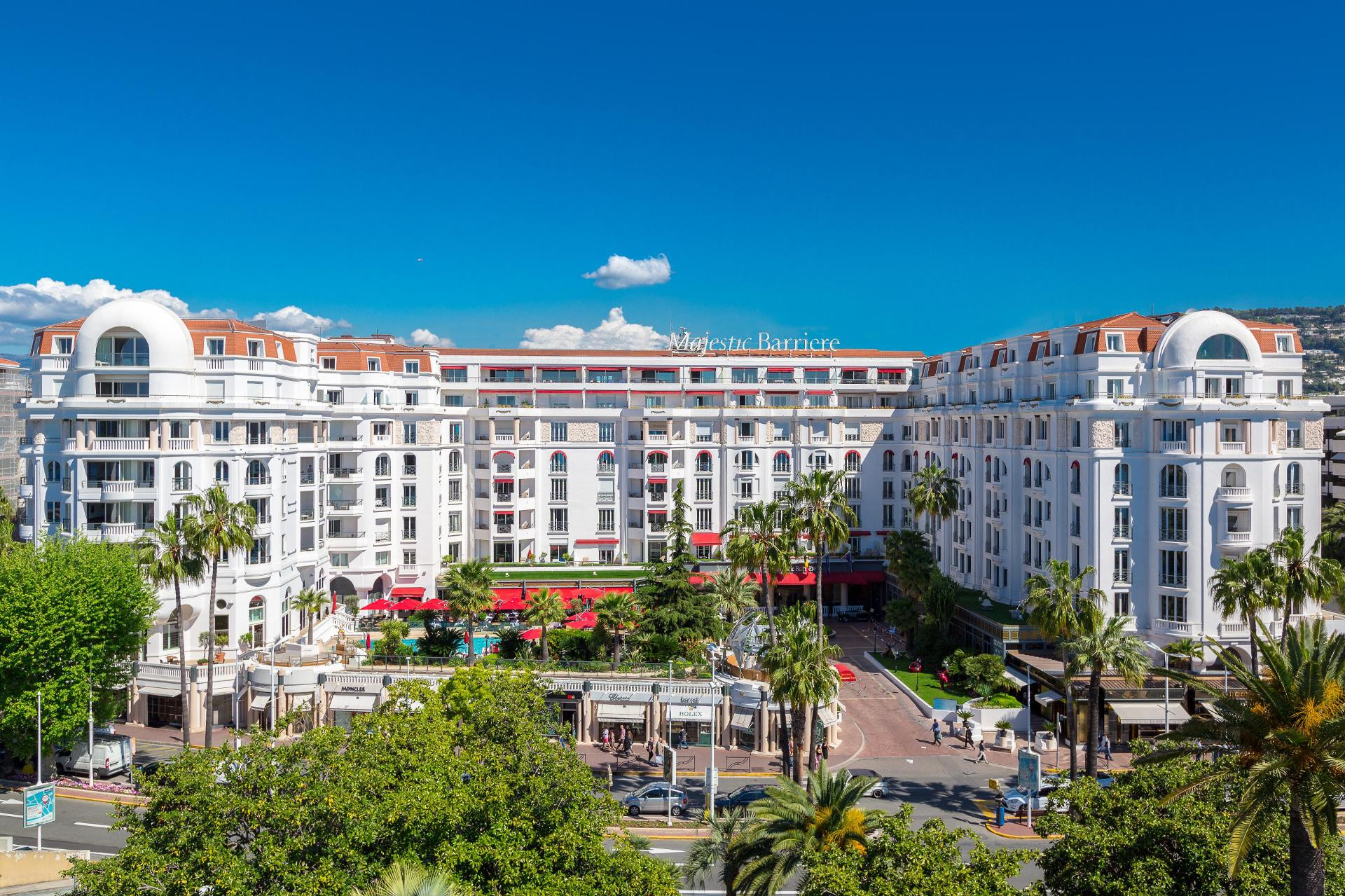 Vista Exterior Hôtel Barrière Le Majestic Cannes
