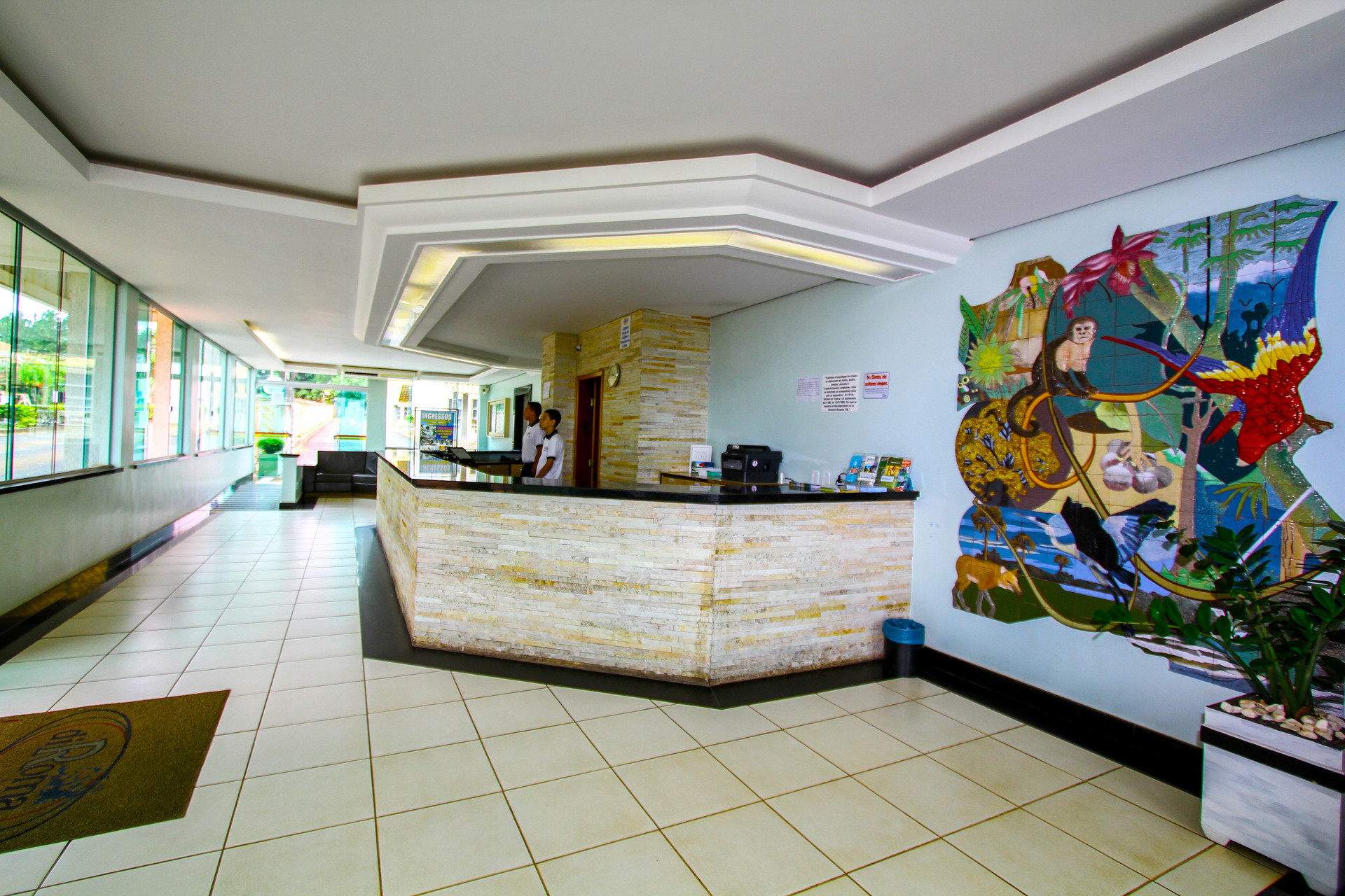 Vista Lobby DiRoma Resort - Direto com o Grupo Diroma - acesso ao Acqua Park com café da manhã