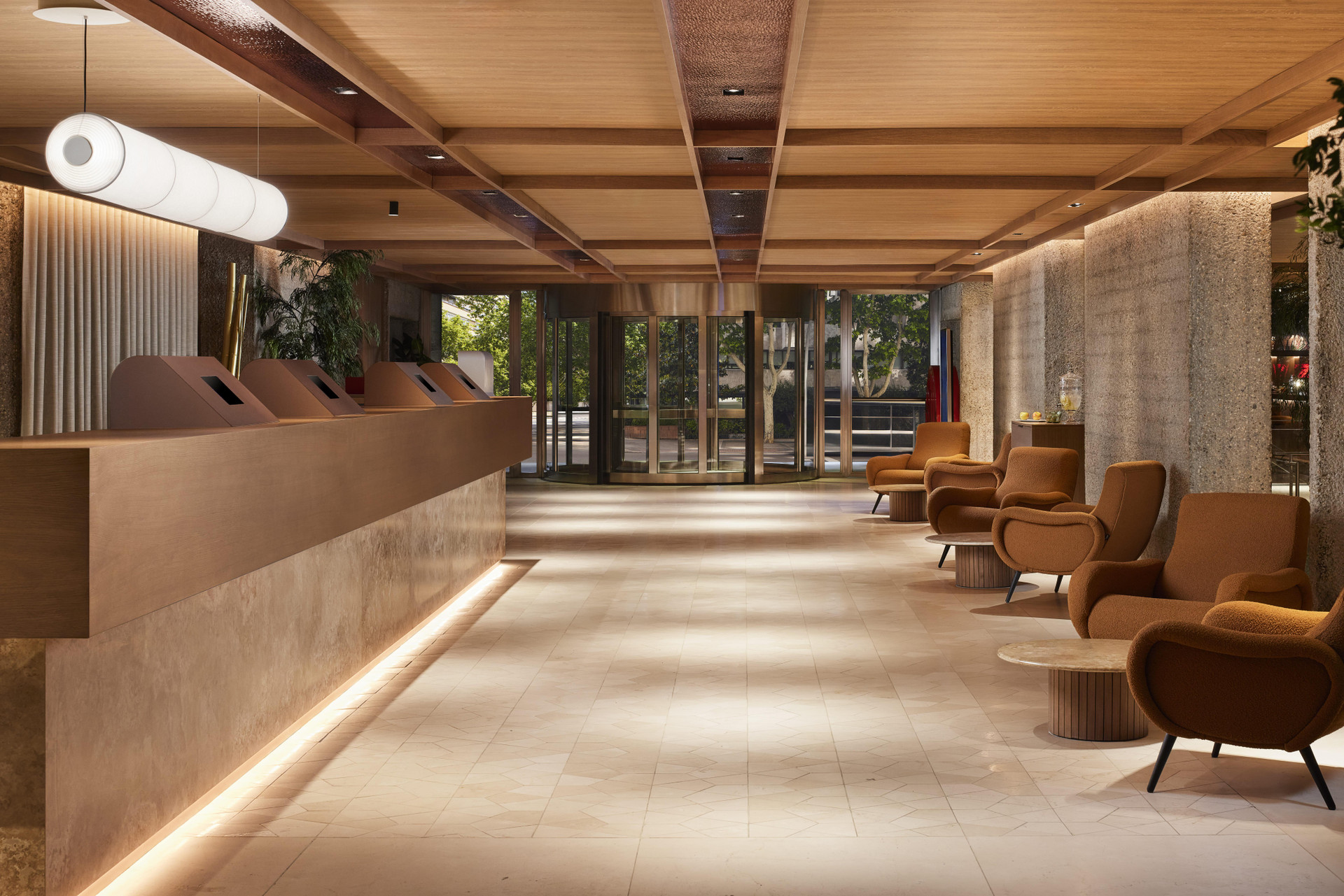 Vista Lobby NH Collection Madrid Eurobuilding