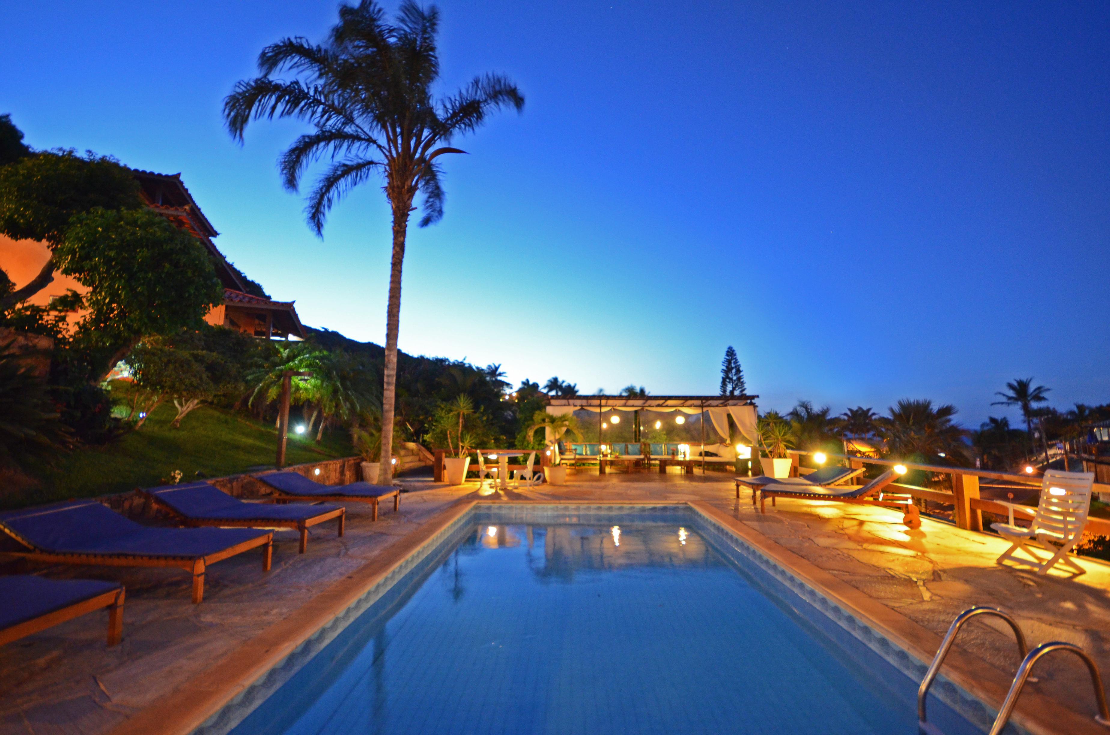 Vista Piscina Aguabúzios Hotel Pousada