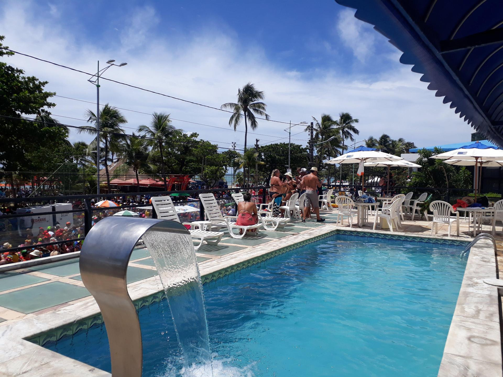 Vista Piscina Praia Hotel Enseada