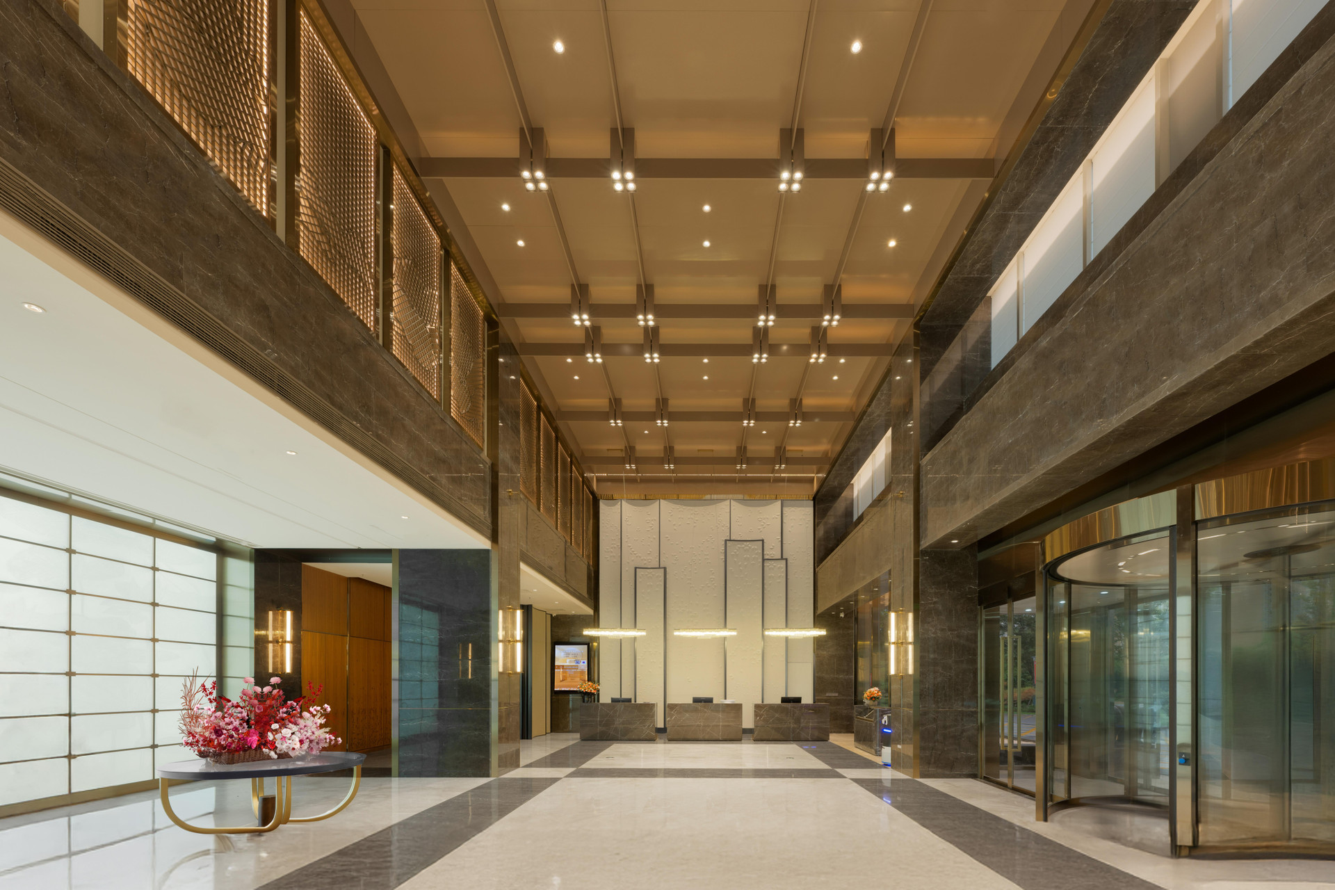 Vista Lobby Grand Madison Hotel Jining Yongrun