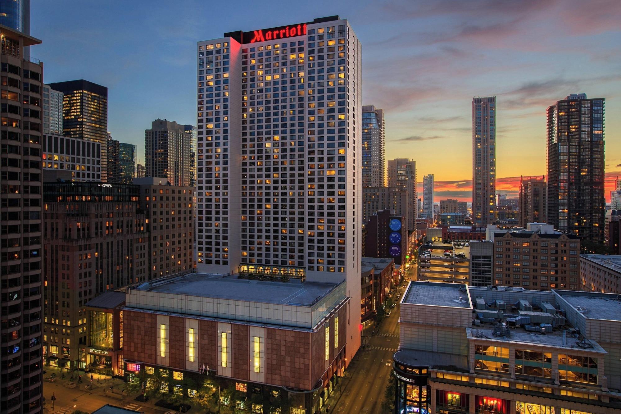 Vista Exterior Chicago Marriott Downtown Magnificent Mile