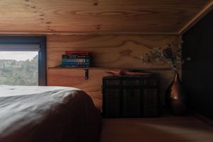 Alquiler Vacacional - Cute tiny retreat with mini-wood stove, firepit & stunning winery valley views