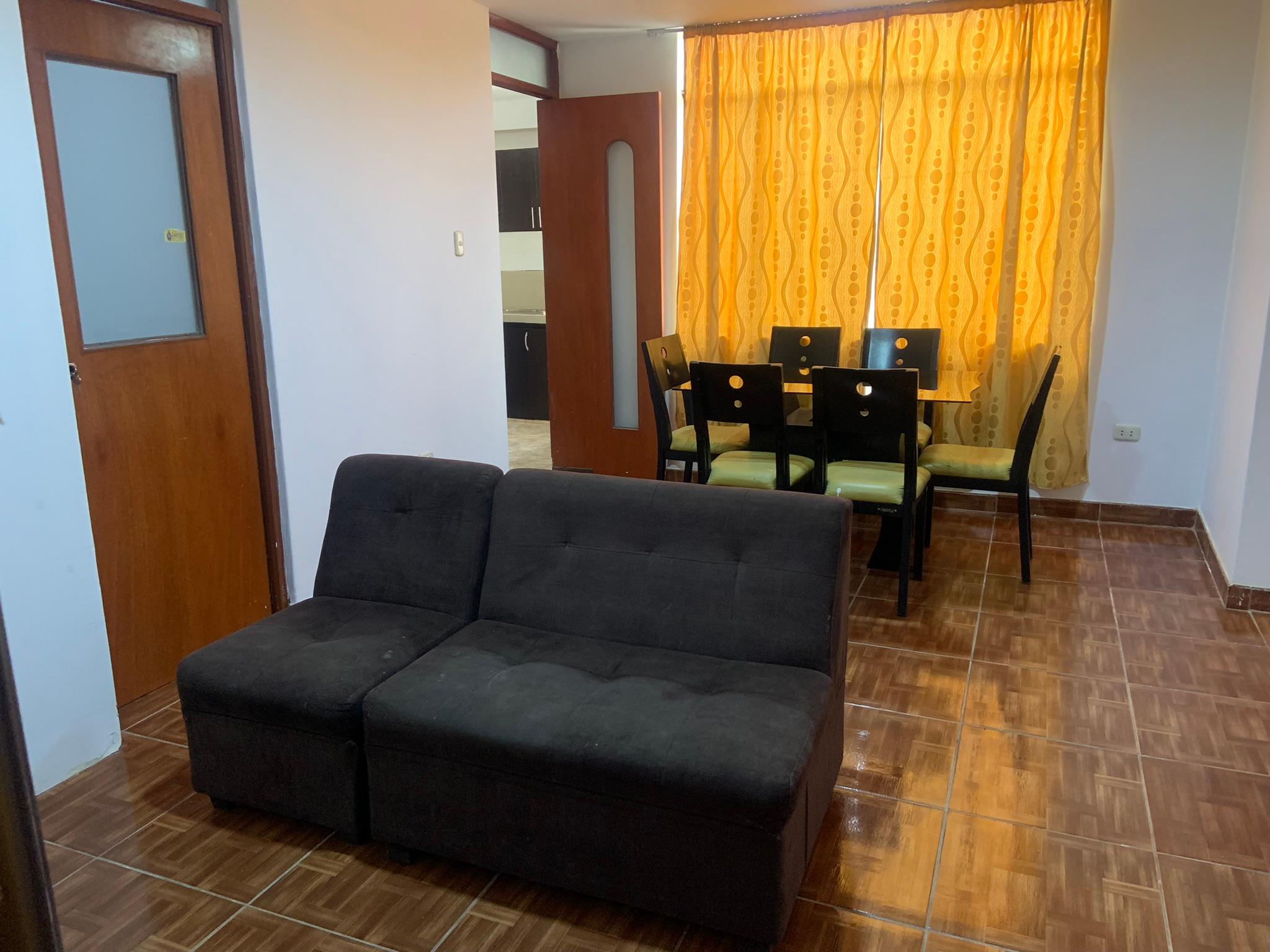 Zona de estar Departamentos Amoblados Los Cedros