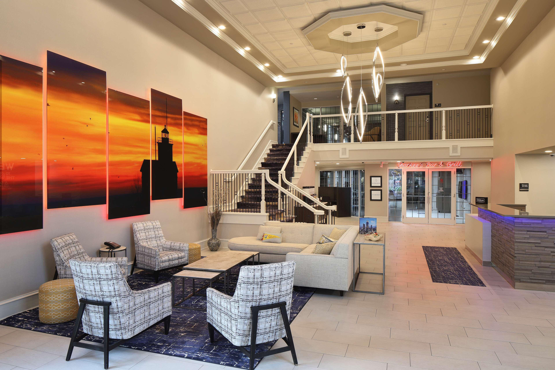 Vista Lobby Hampton Inn Holland