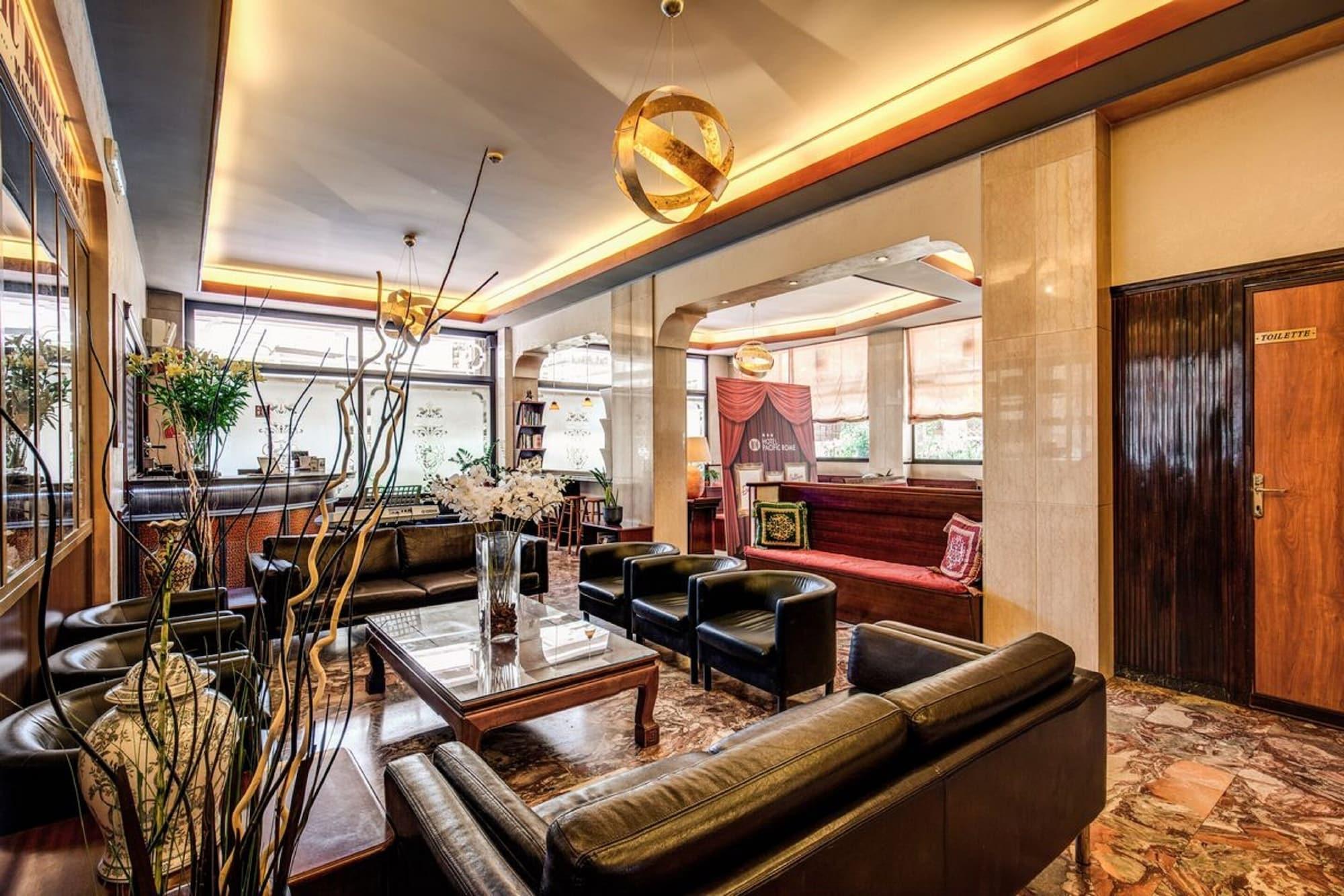 Vista Lobby Hotel Pacific Roma