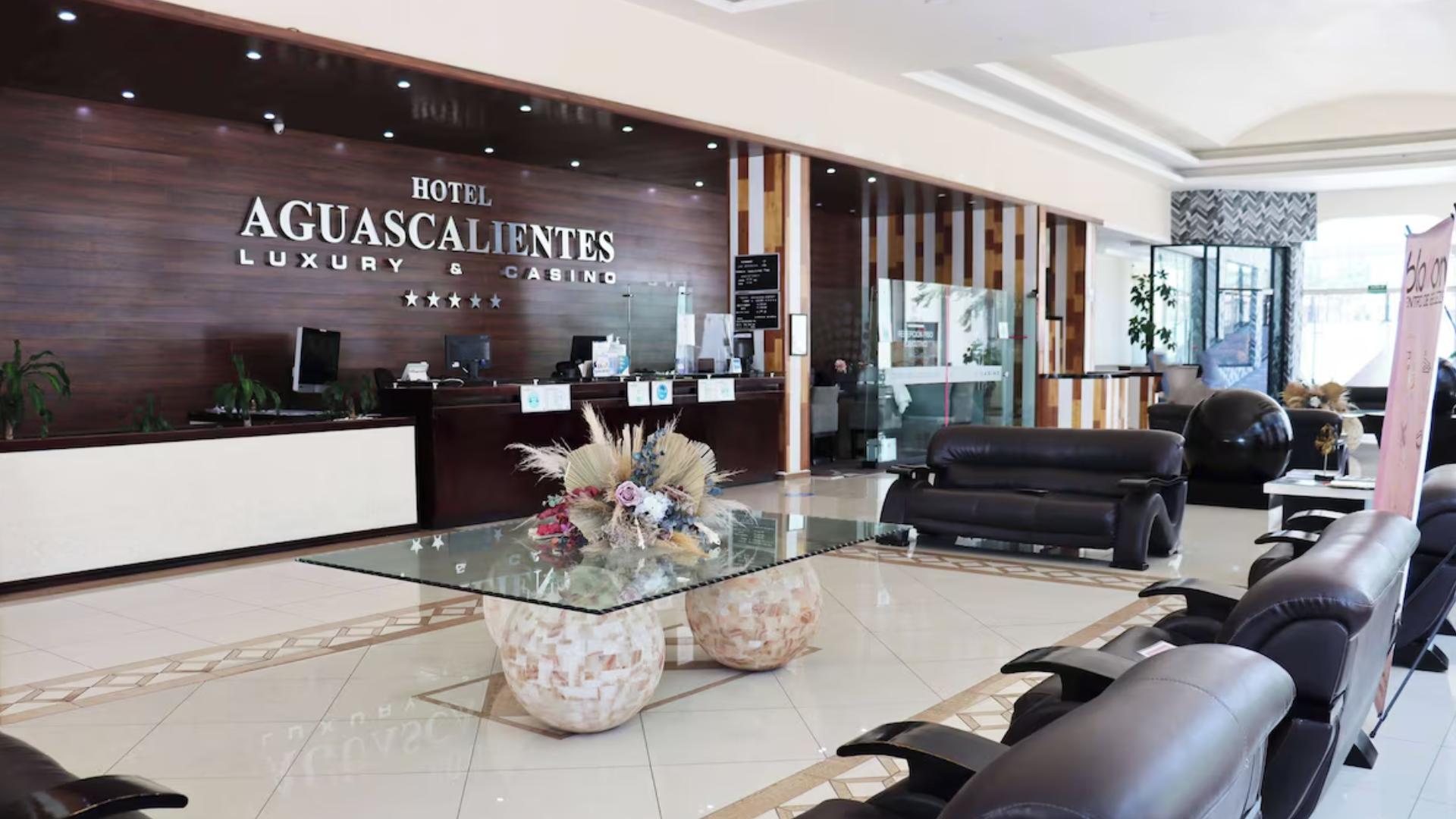 Vista Lobby Wyndham Garden Aguascalientes Hotel y Casino