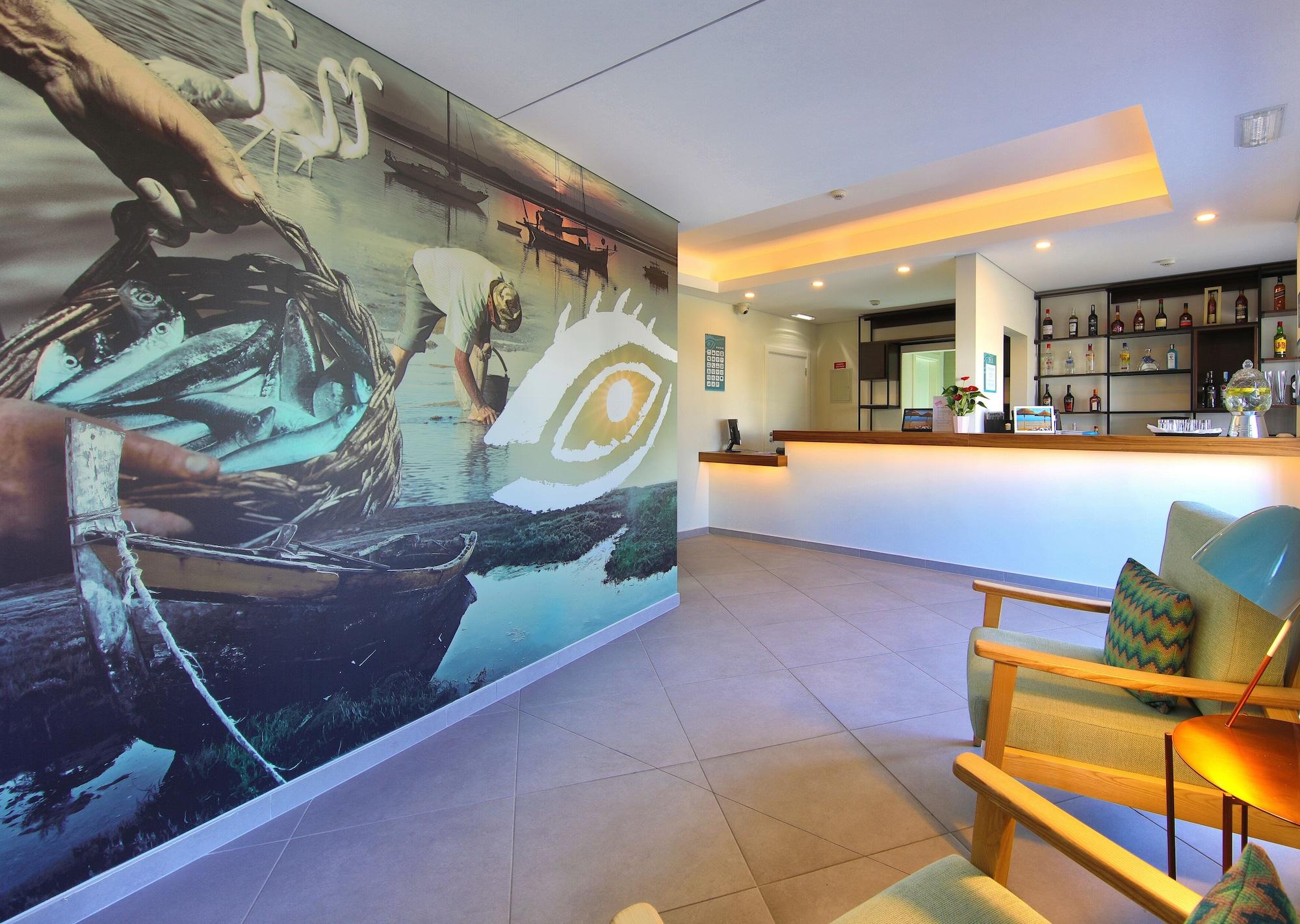 Vista Lobby Agua Hotels Alvor Jardim