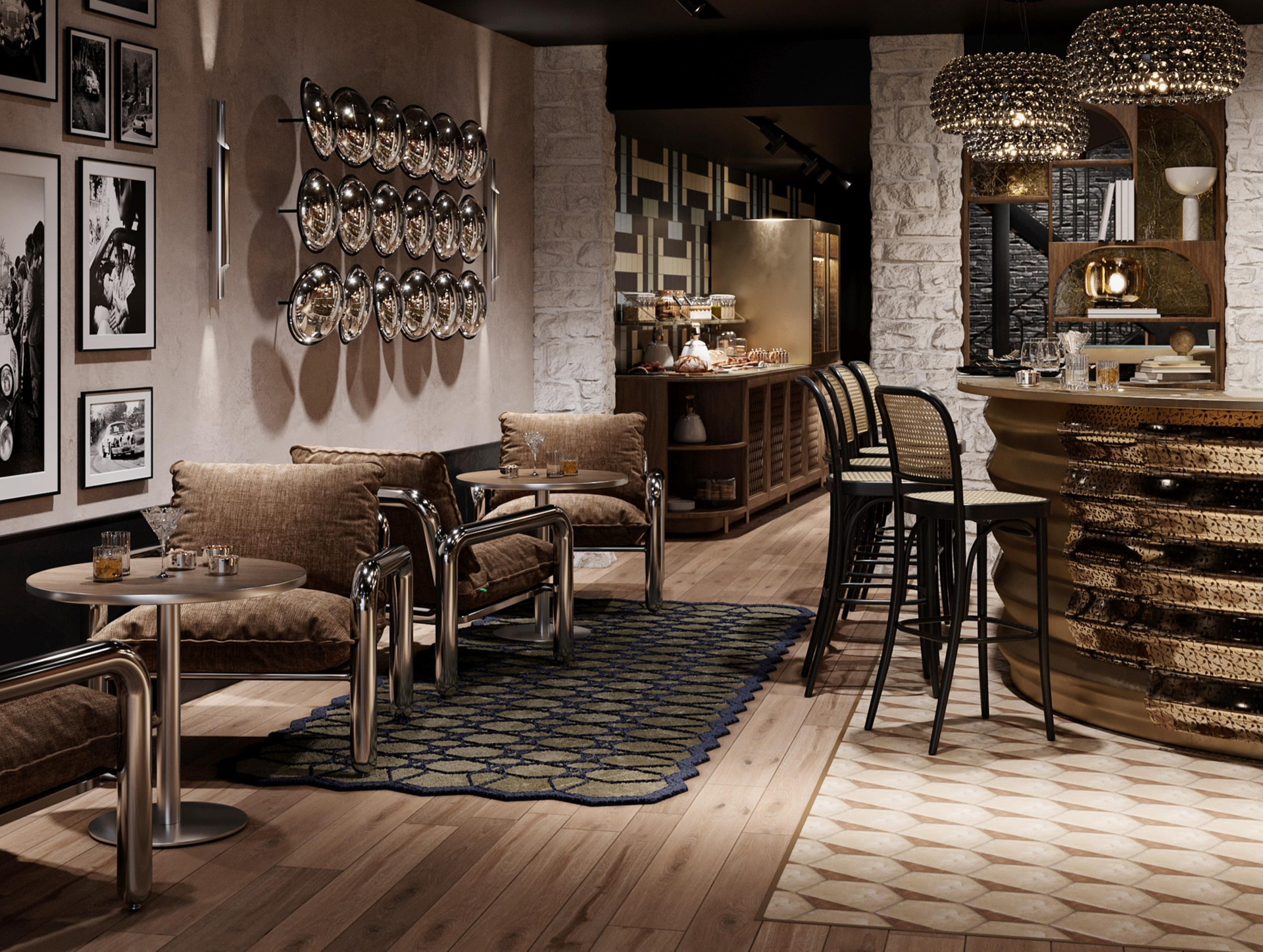 Vista Lobby Hotel Maison Louise Lille Centre - Handwritten Collection