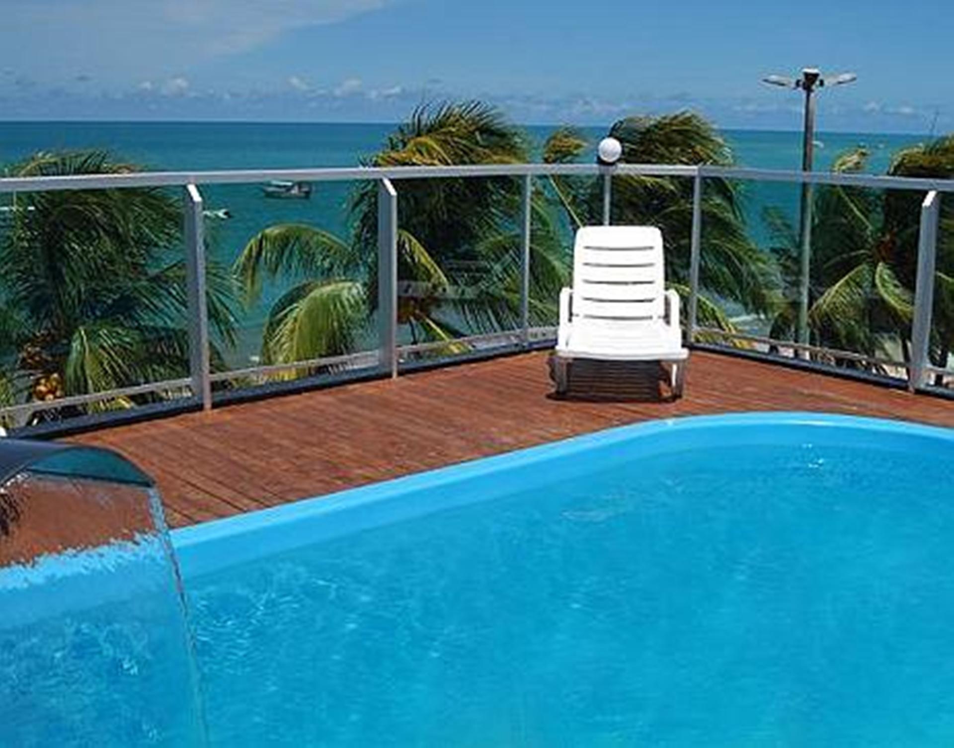 Vista Piscina Pousada Orla dos Corais