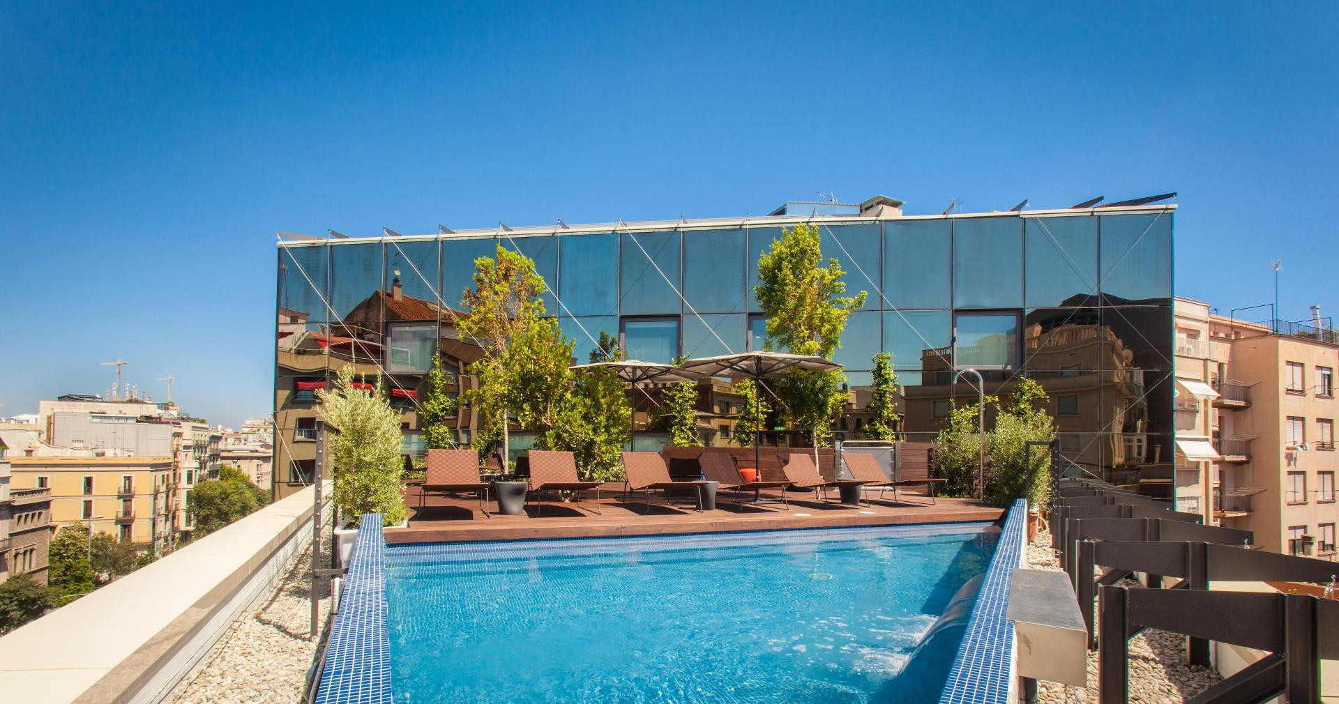 Vista Piscina Eurostars Barcelona Central