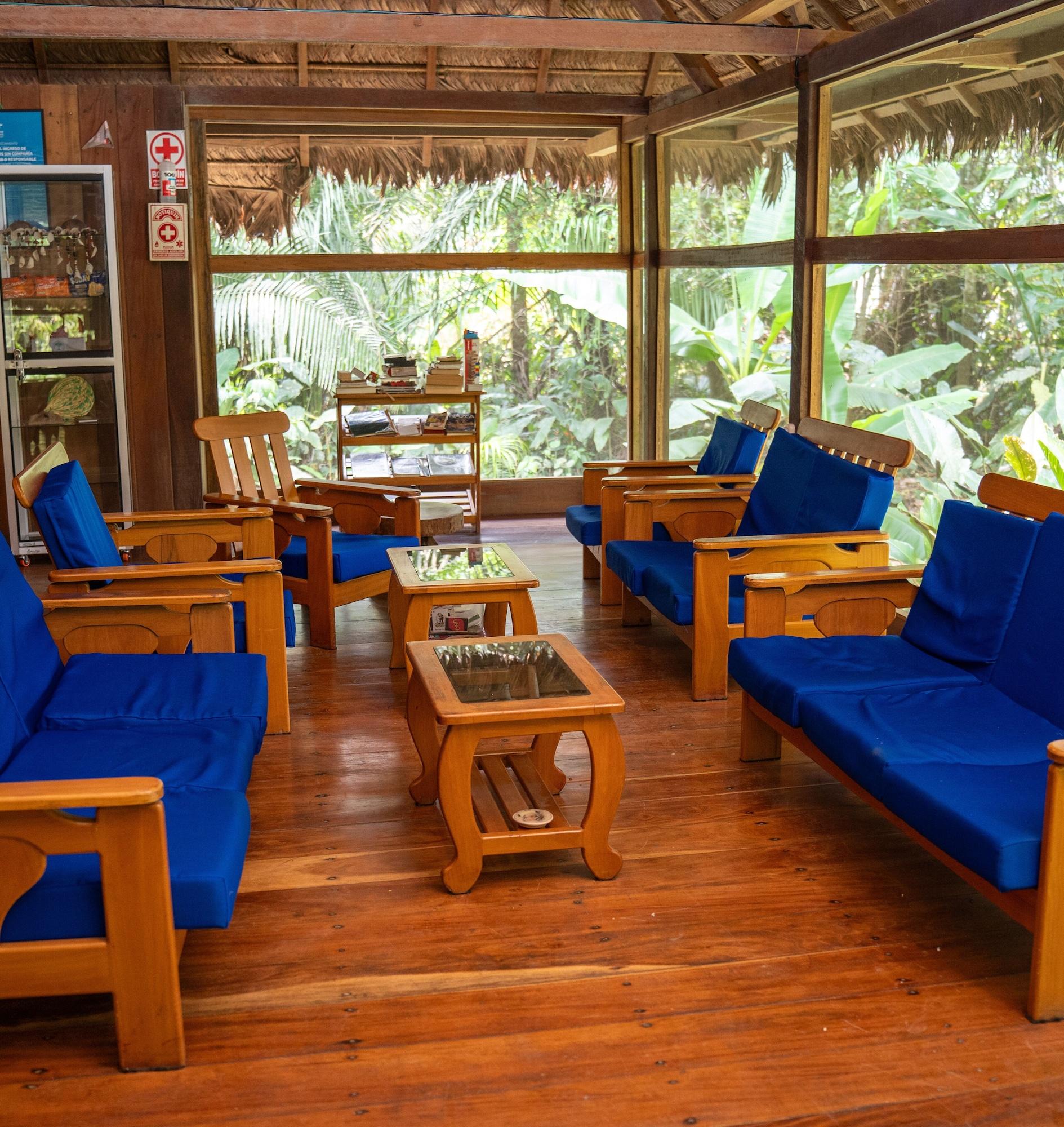 Vista Lobby Ecolucerna Lodge Tambopata