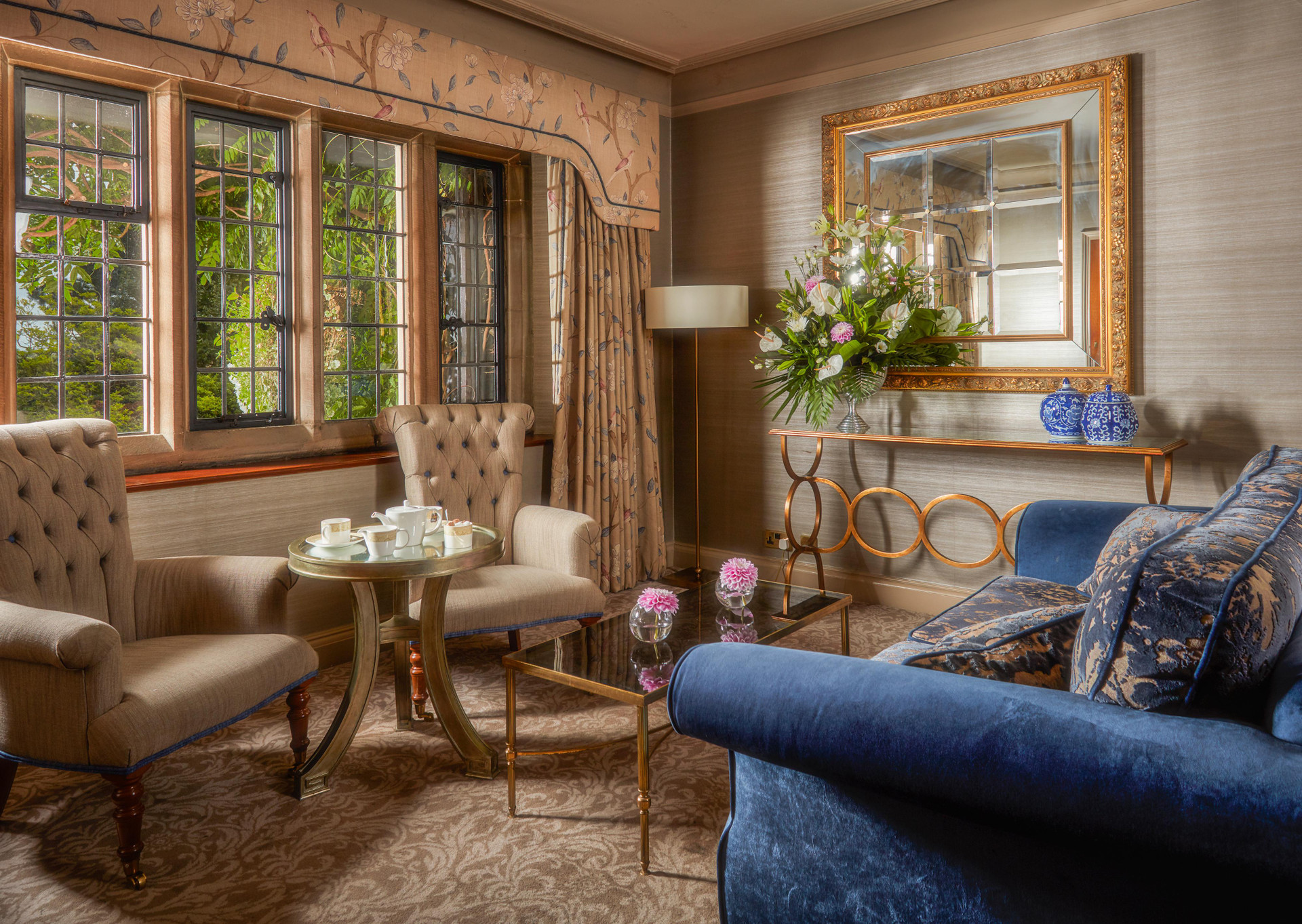 Vista Lobby Mallory Court Country House Hotel and Spa