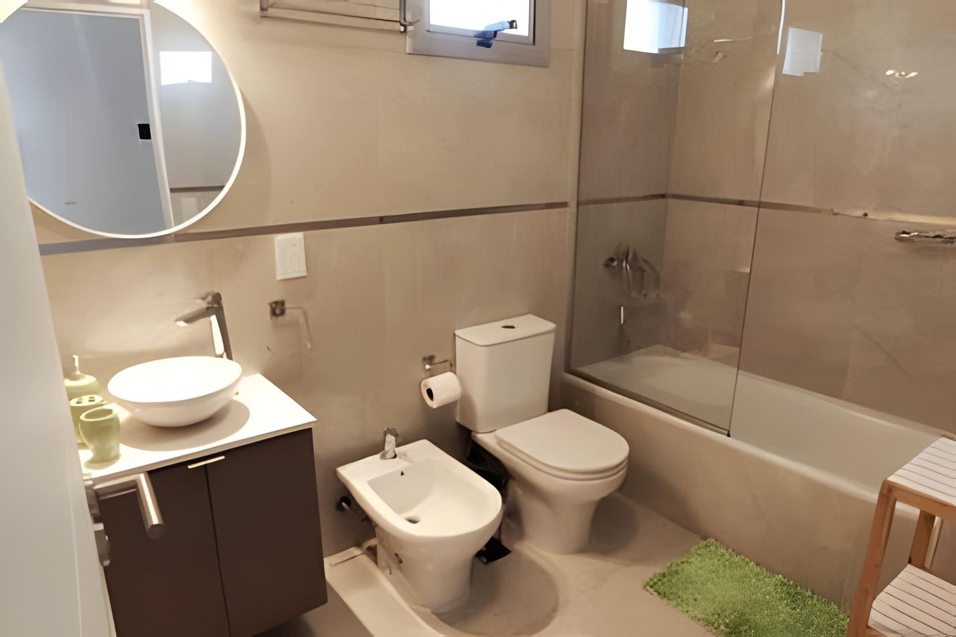 Baño San Telmo calido Departamento