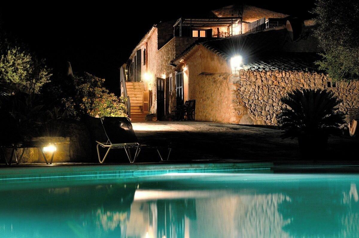 Vista Piscina Agroturismo Sa Vall de son Macia