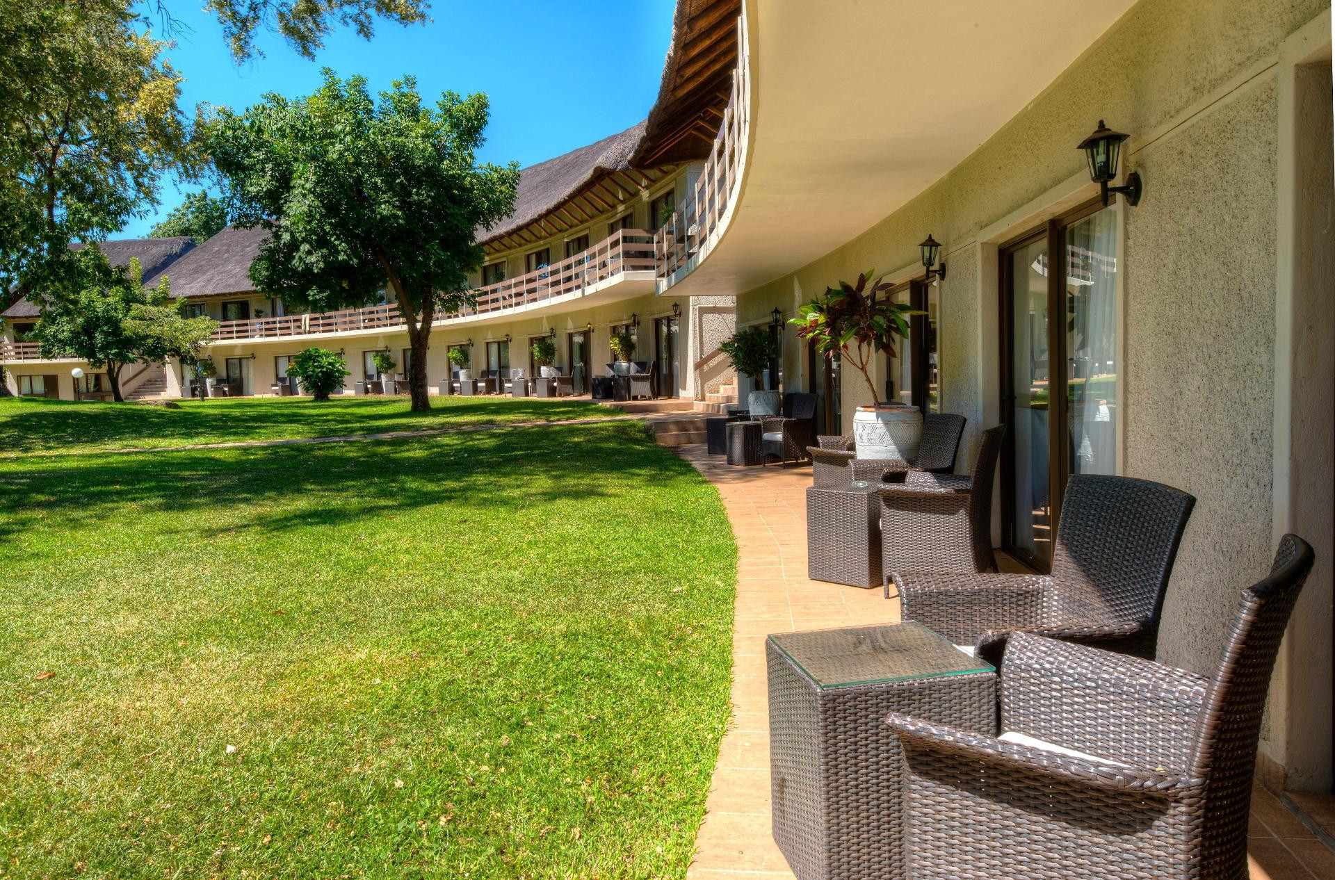 Vista Exterior A'Zambezi River Lodge