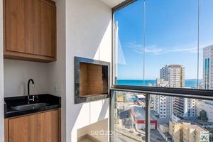 Paquete - Apto c/ vista para o mar a 430 m da praia MES1303