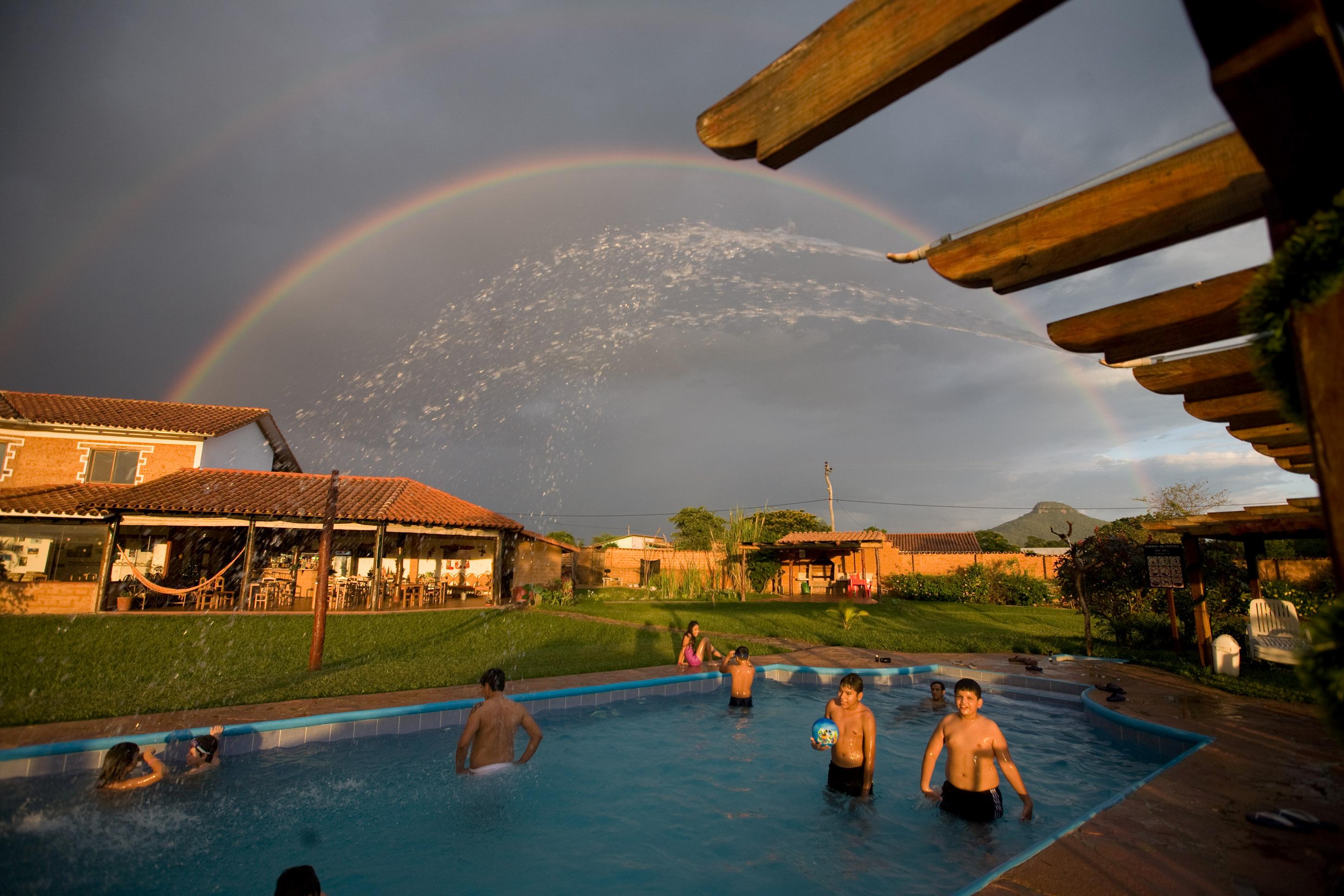 Vista Piscina La Villa Chiquitana