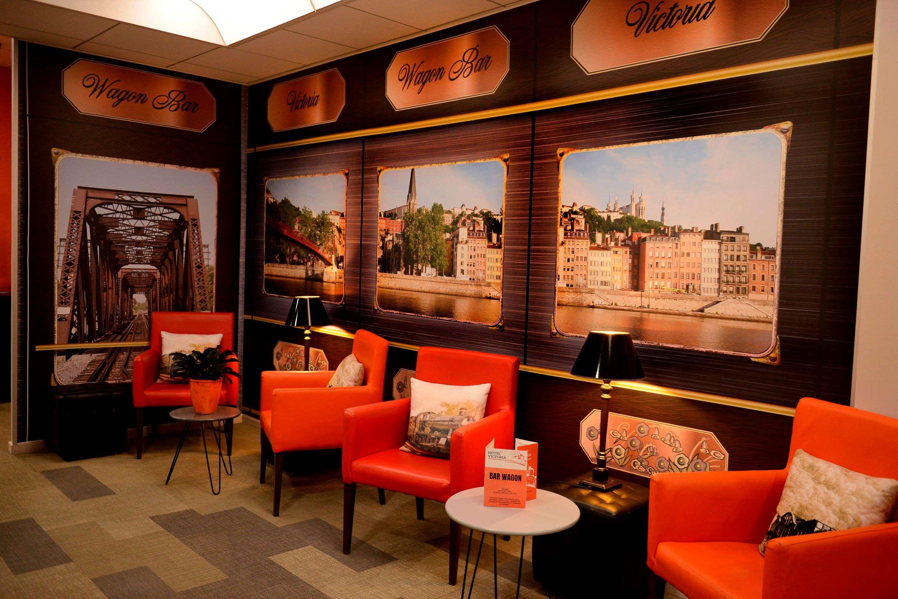Bar/Salón Hôtel Victoria Lyon Perrache Confluence