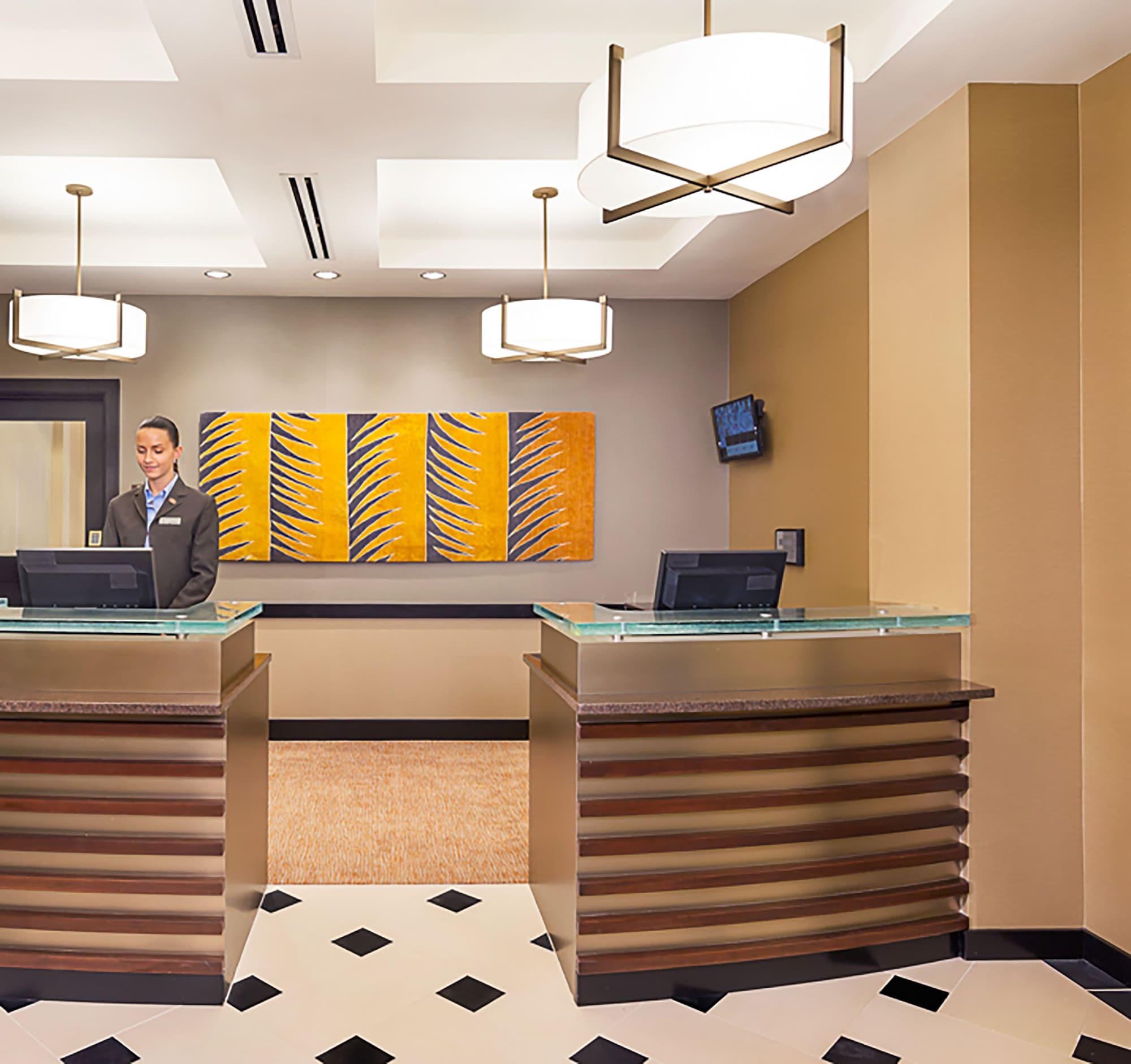 Vista Lobby Residence Inn by Marriott Omaha Downtown/Old Market Area