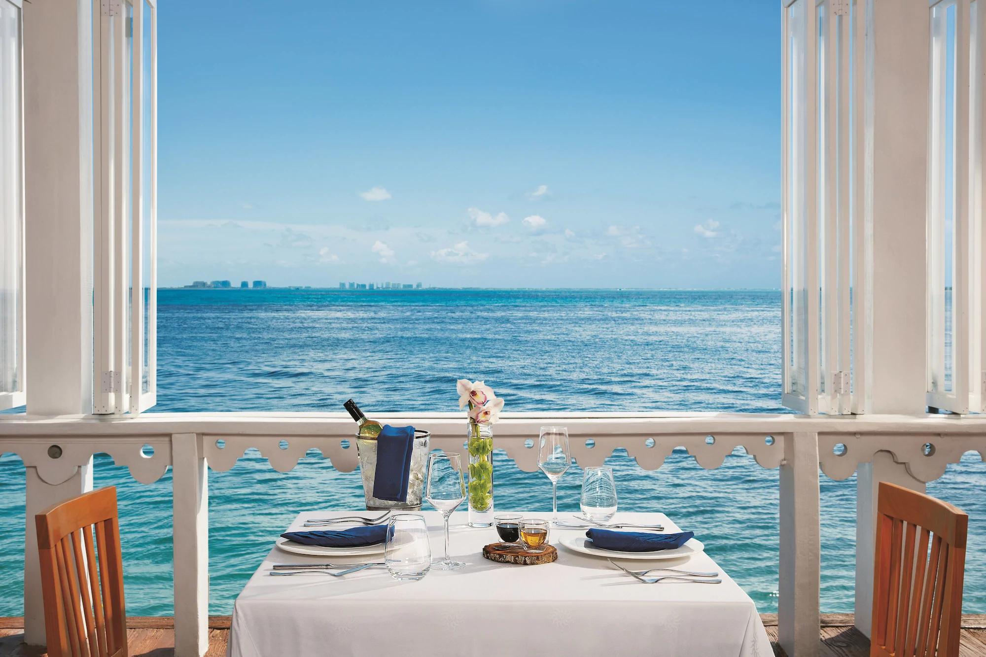 Restaurant Zoetry Villa Rolandi Isla Mujeres Cancun - All Inclusive