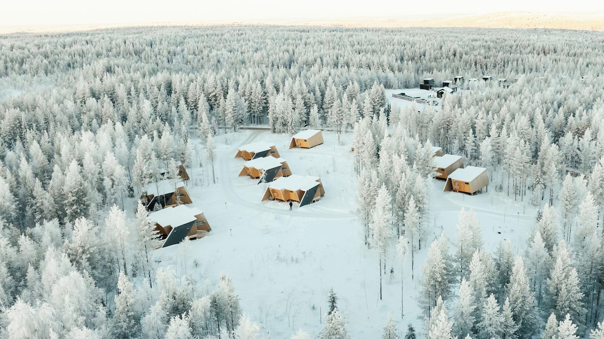 Vista Exterior Lapland Glow Chalets