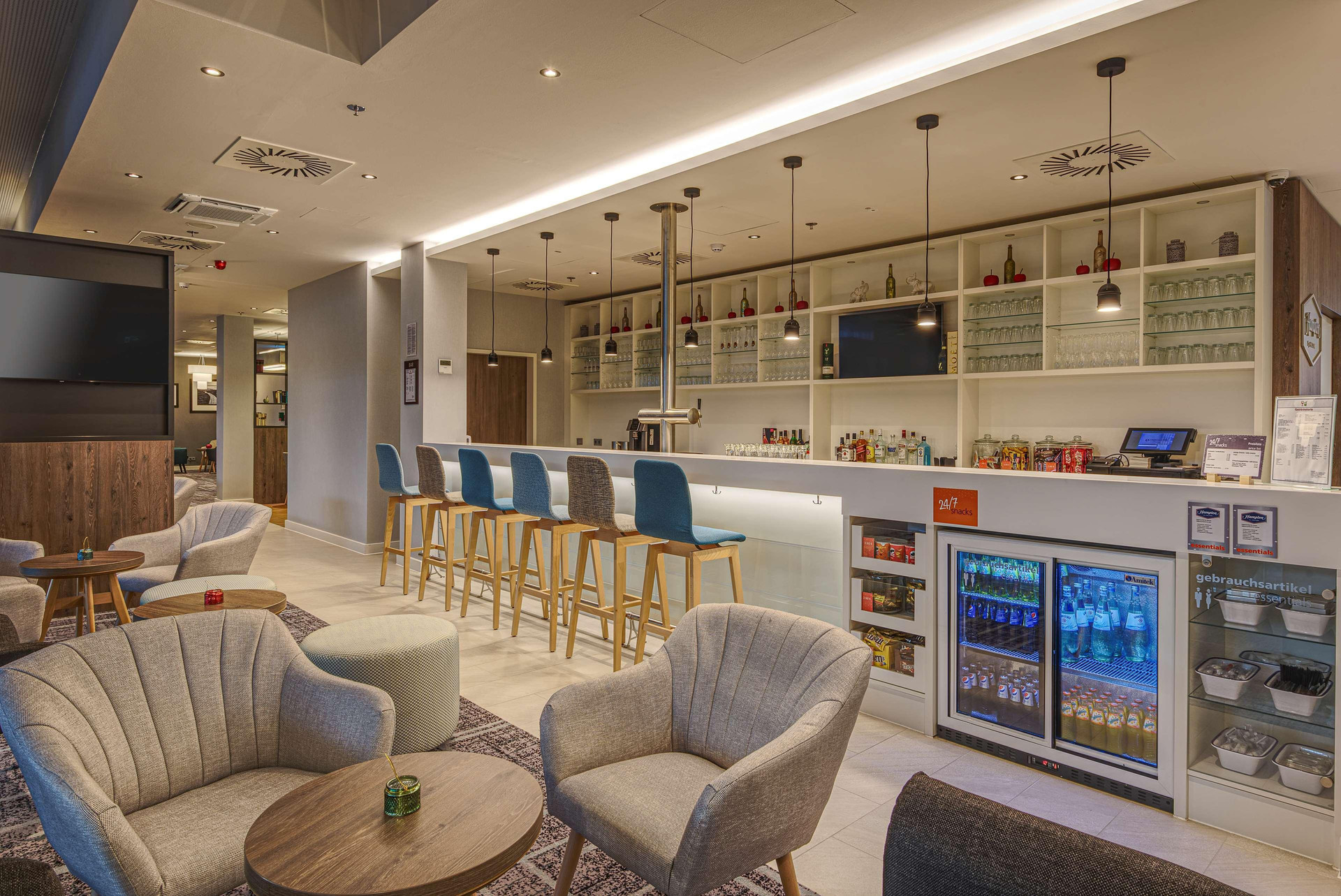 Bar/Salón Hampton by Hilton Stuttgart City Centre