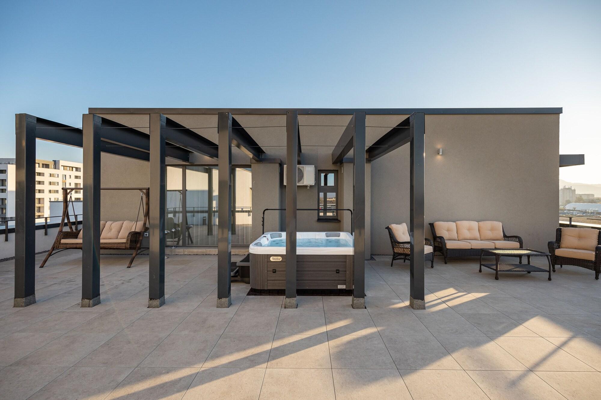 Vista Piscina Kanopian Penthouse Hotel