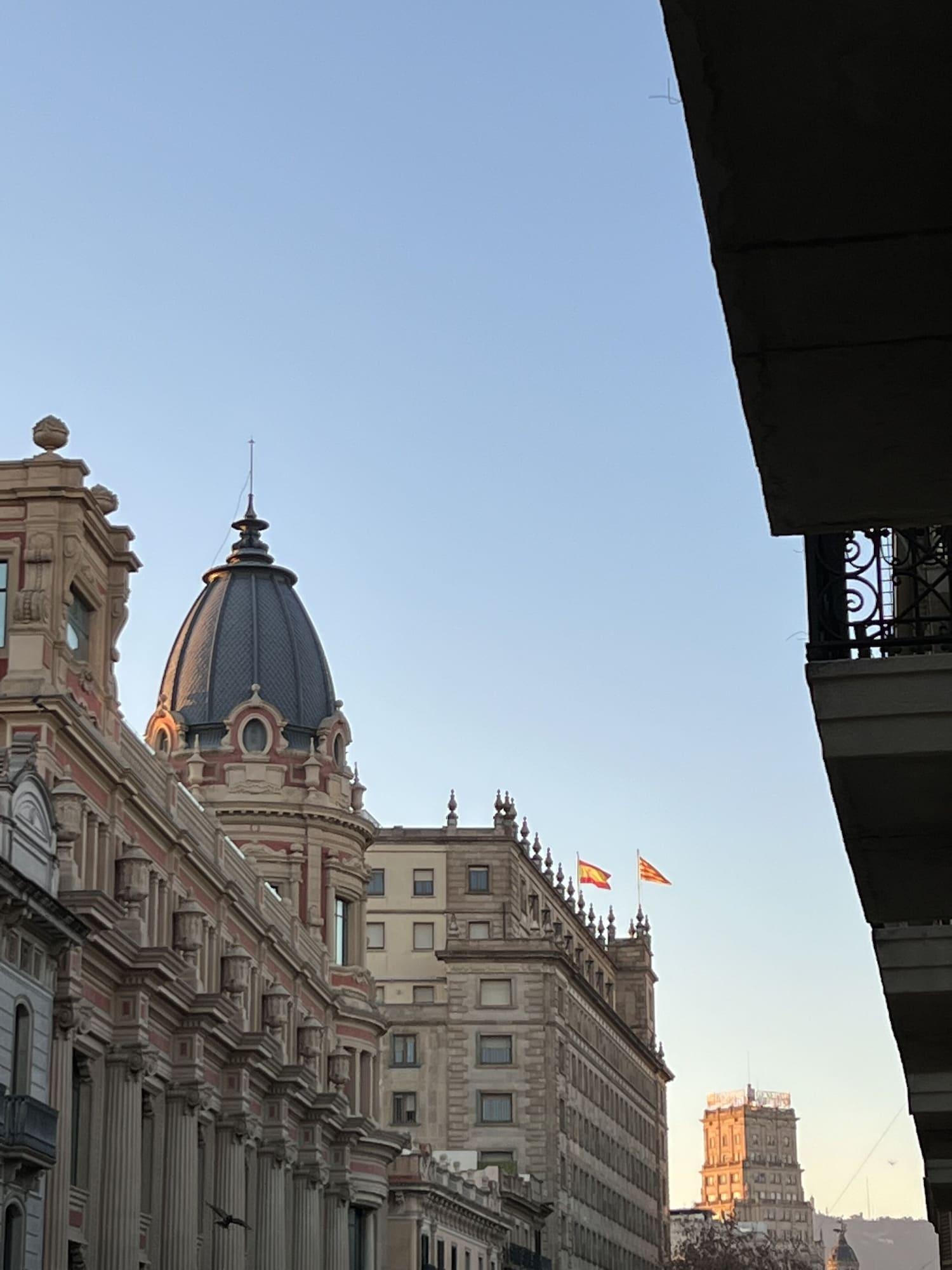 Vista Exterior Pensión Arosa - Barcelona