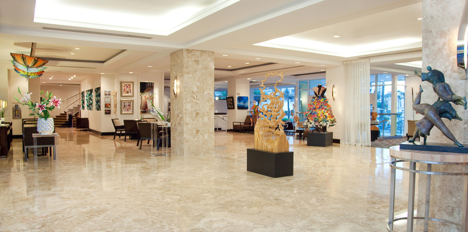 Lobby view Gallery One Fort lauderdale - A Doubletree Hotel