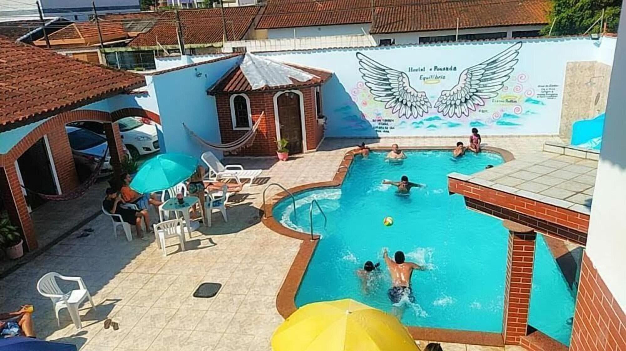 Vista Piscina Hostel&Pousada Equilíbrio